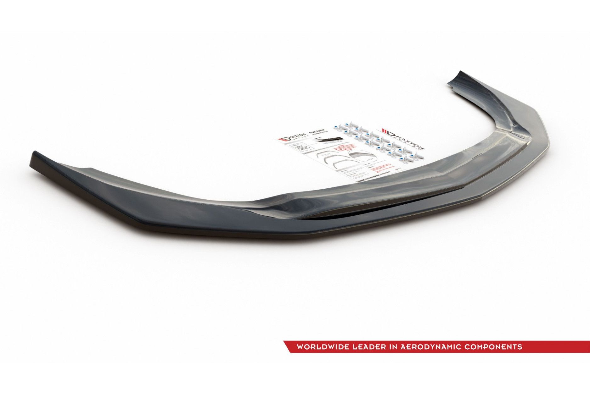 Maxtondesign Frontlippe V.3 für Mercedes Benz A-Klasse W177 A35 AMG schwarz hochglanz (7) 
