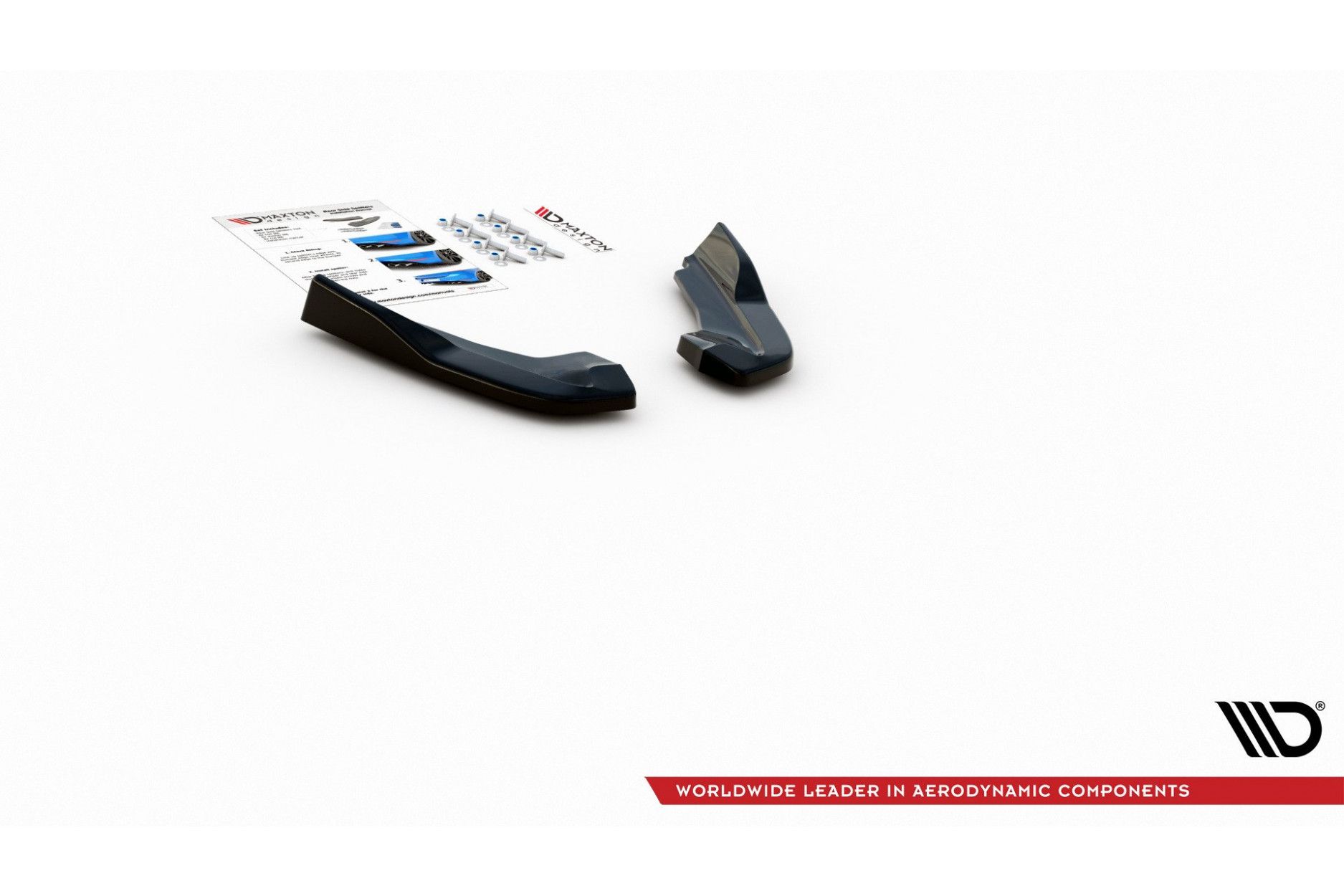 Maxtondesign Diffusor Erweiterung li/re für Ford Focus MK4 ST schwarz hochglanz (8) 