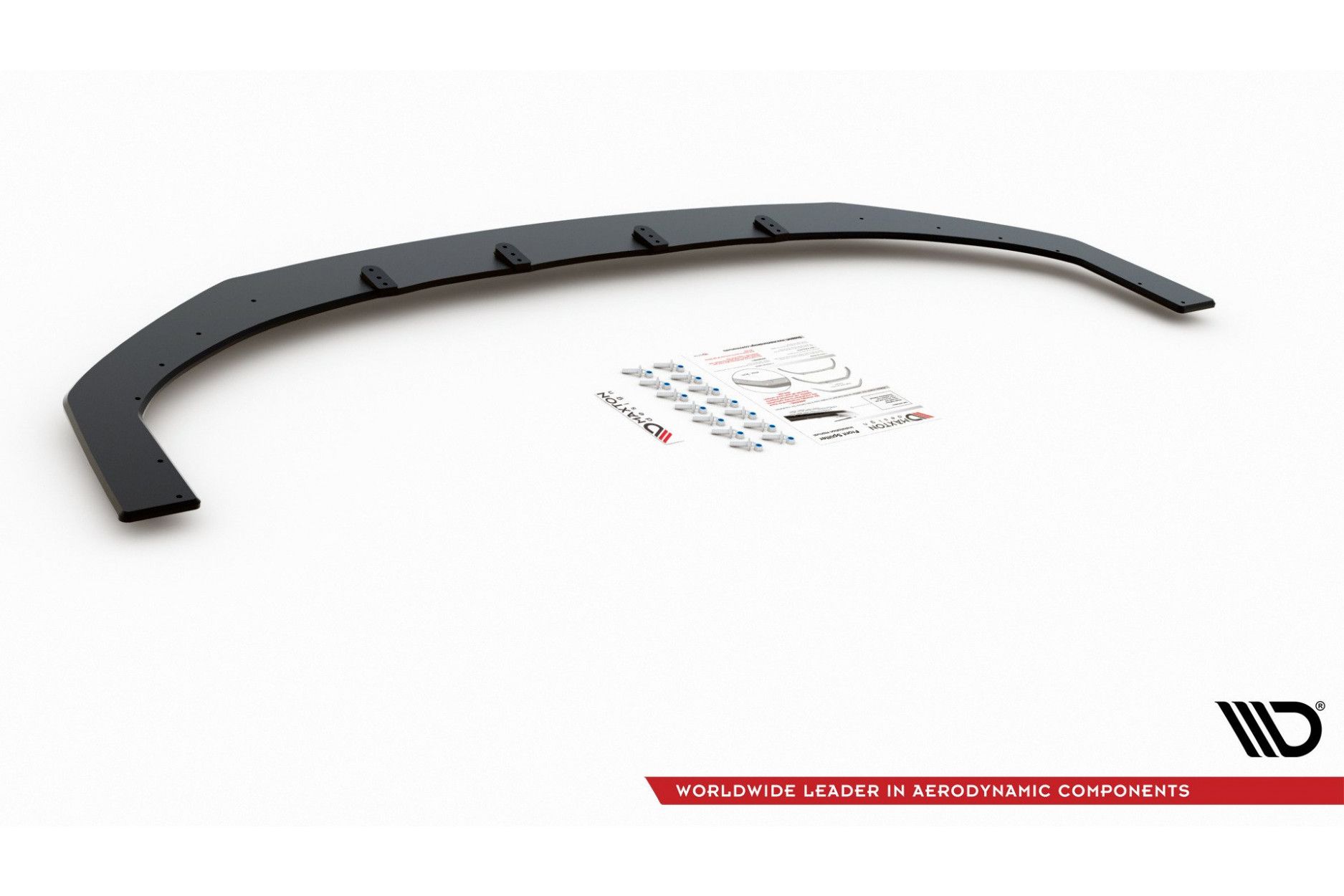 Maxtondesign Frontlippe für Hyundai I30N MK3 Schrägheck Racing schwarz  hochglanz - rot