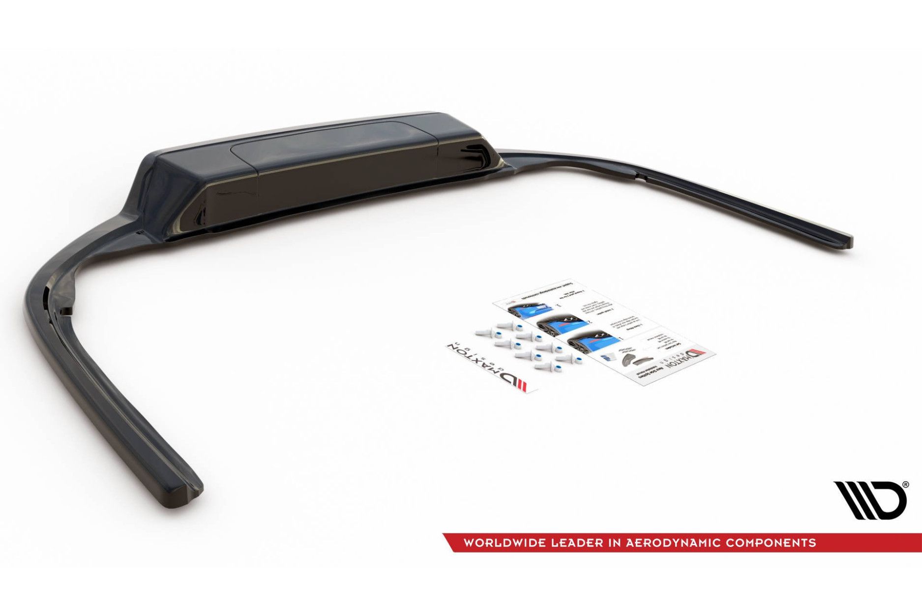 Maxtondesign Diffusor für Volkswagen Passat MK8|B8 Mit Balken schwarz hochglanz (6) 