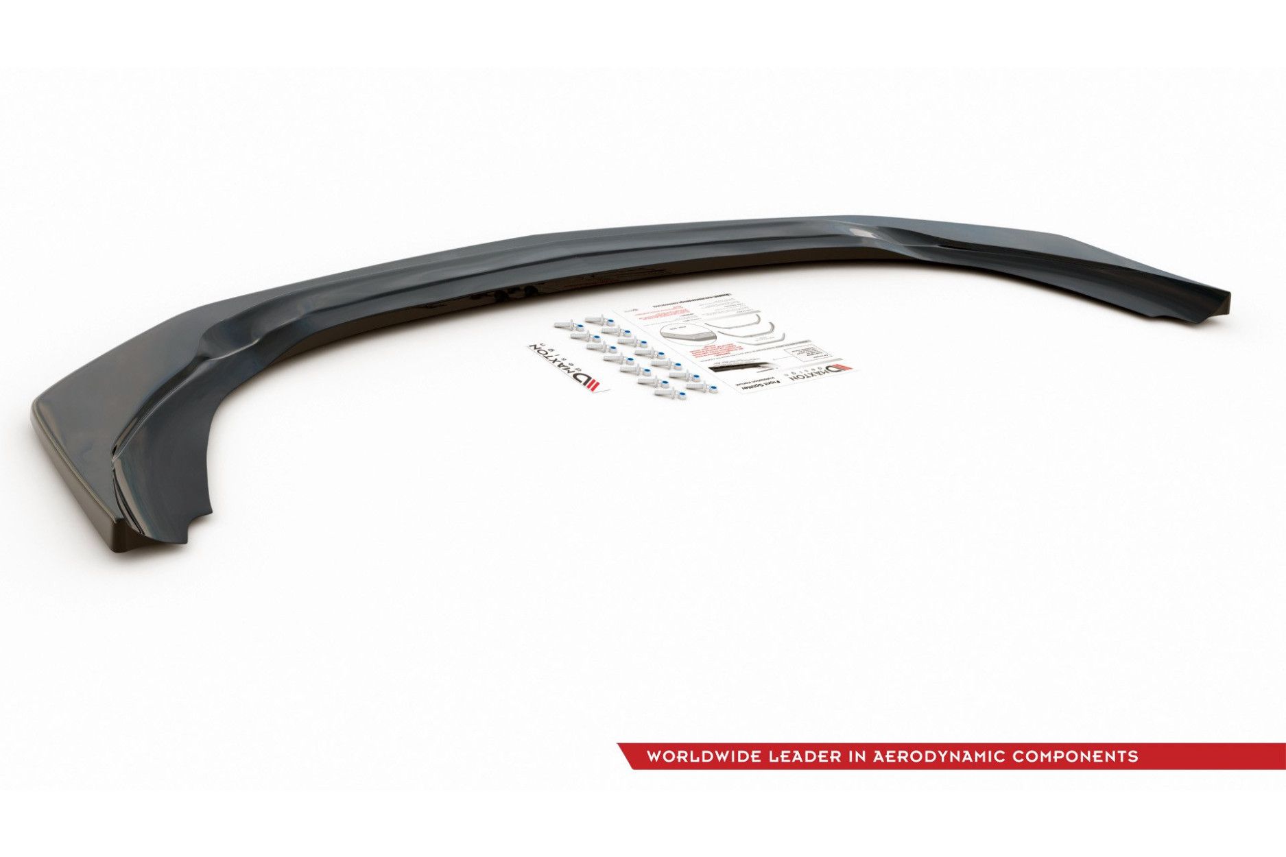 Maxtondesign Frontlippe V.3 für Mercedes Benz A-Klasse W177 A35 AMG schwarz hochglanz (6) 