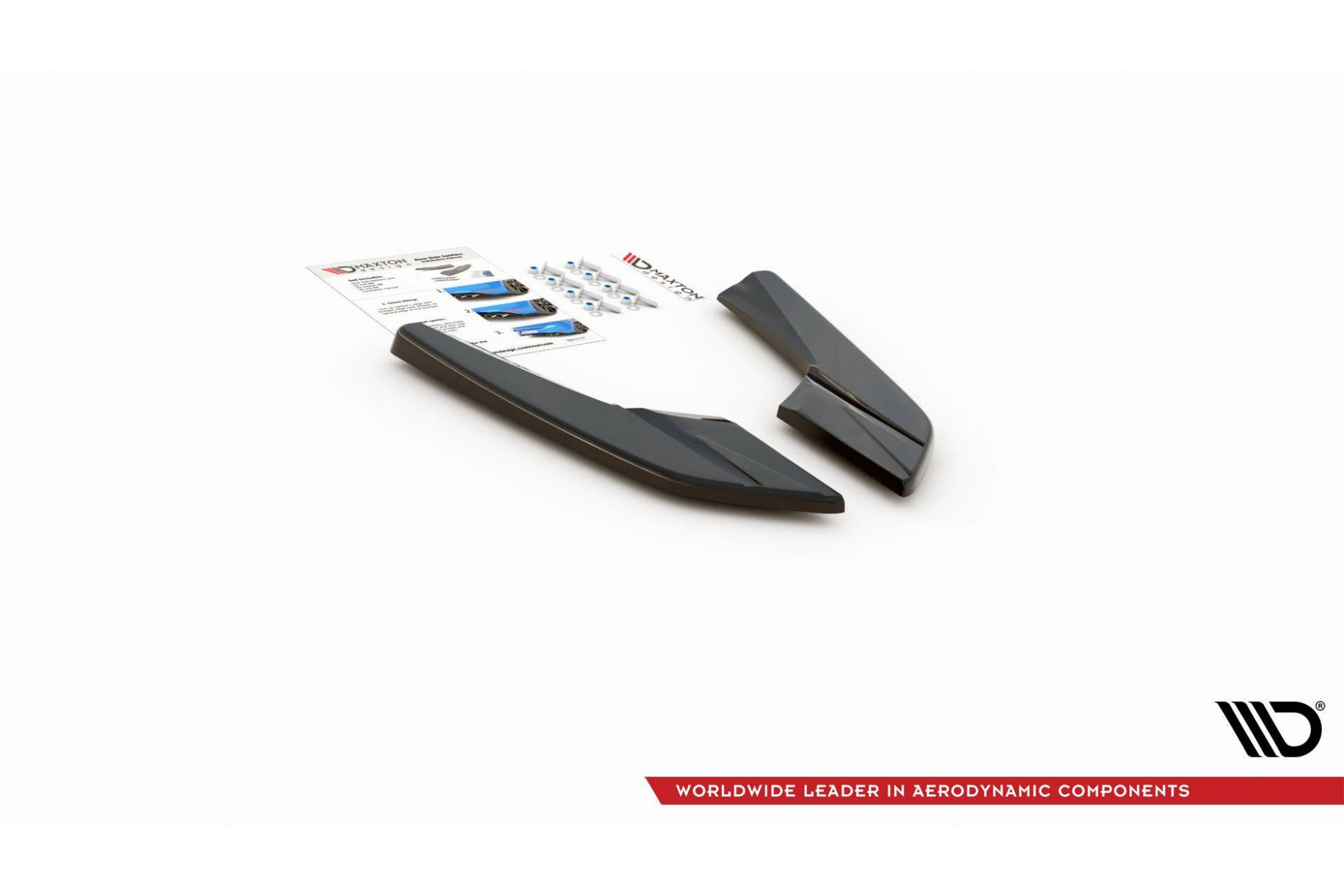 Maxtondesign Diffusor Erweiterung li/re für Audi S3 8V.2 Limousine Facelift schwarz hochglanz (8) 