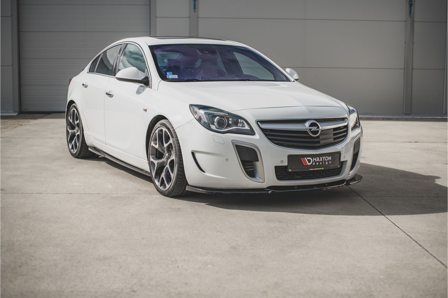 Maxtondesign Frontlippe für Opel Insignia MK1 OPC Facelift schwarz hochglanz (3) 