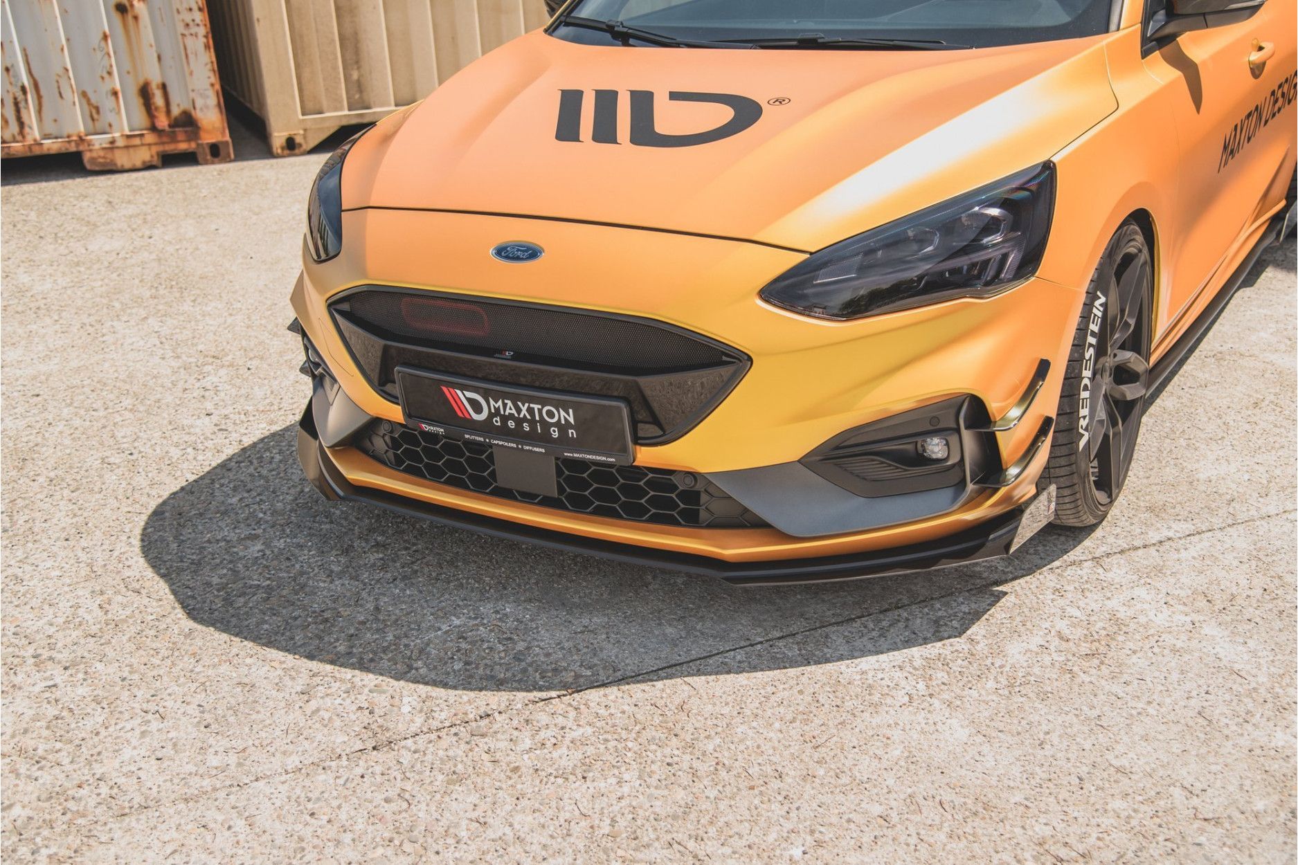Maxtondesign Canards für Ford Focus MK4 STST-Line Racing schwarz hochglanz  - buy online at CFD