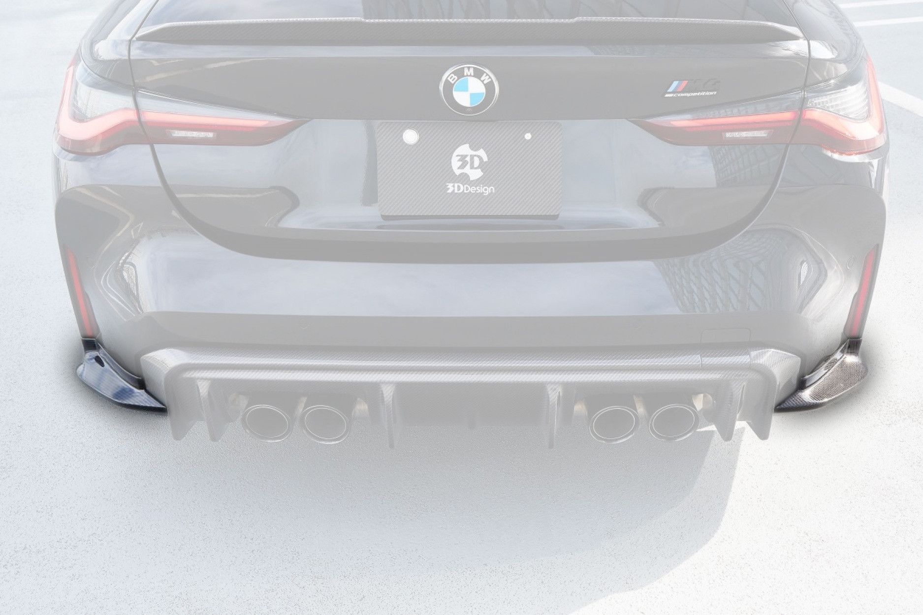 3DDesign Diffuser Extensions fitting for BMW G80|G81|G82|G83 M3|M4
