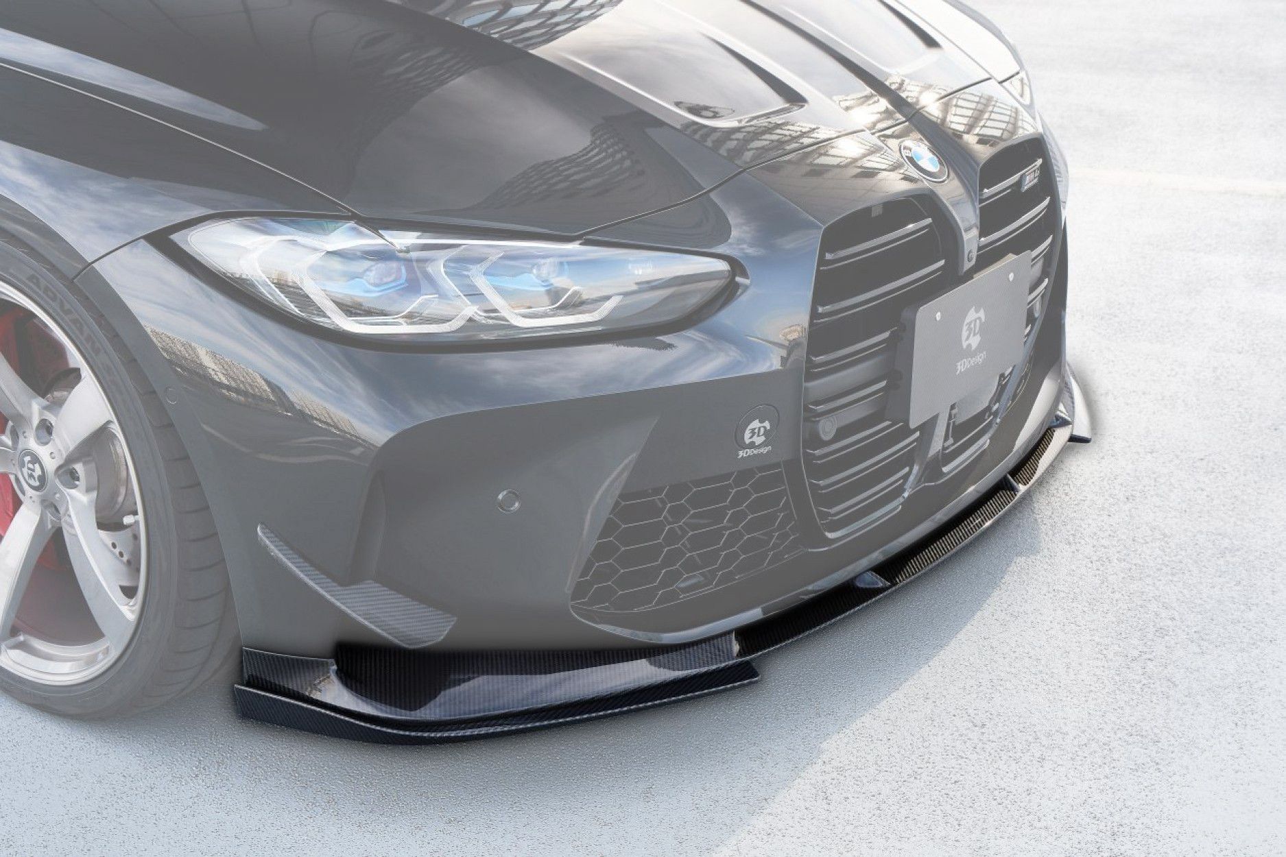 3DDesign Under Splitter fitting for BMW G80|G81|G82|G83 M3|M4