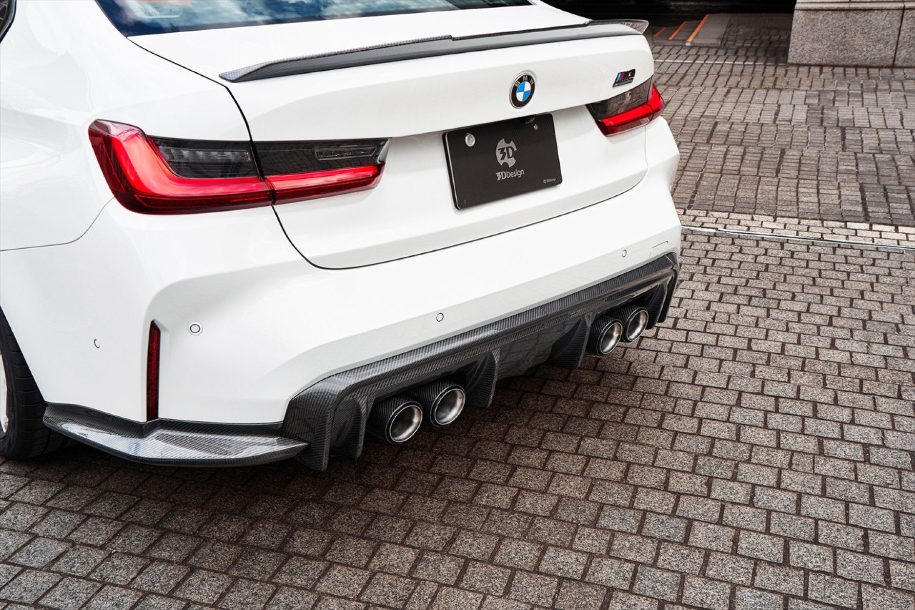3DDesign carbon diffuser for BMW 3er G80 M3