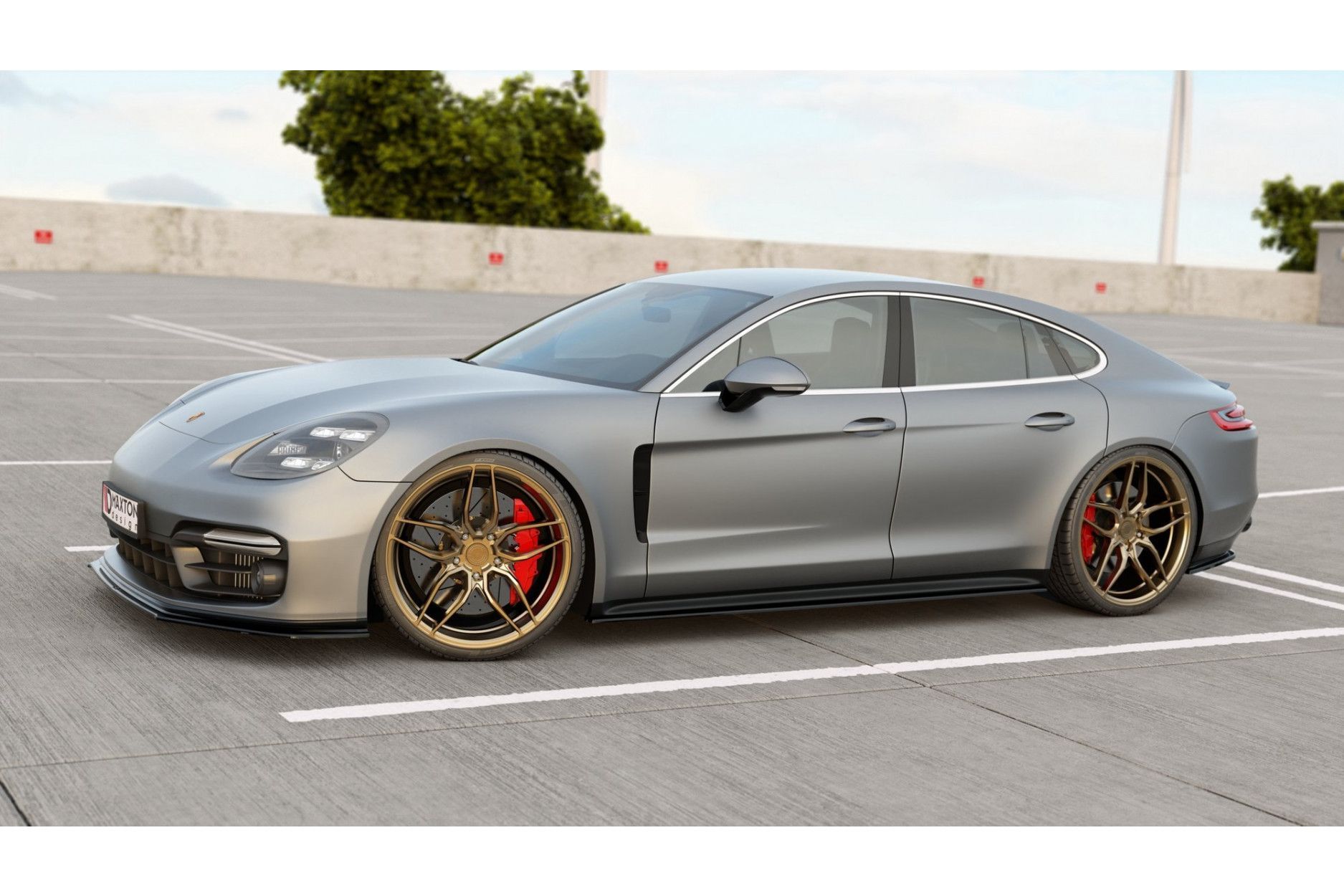 Maxtondesign Seitenschweller für Porsche Panamera 971 Turbo|GTS schwarz hochglanz (7) 