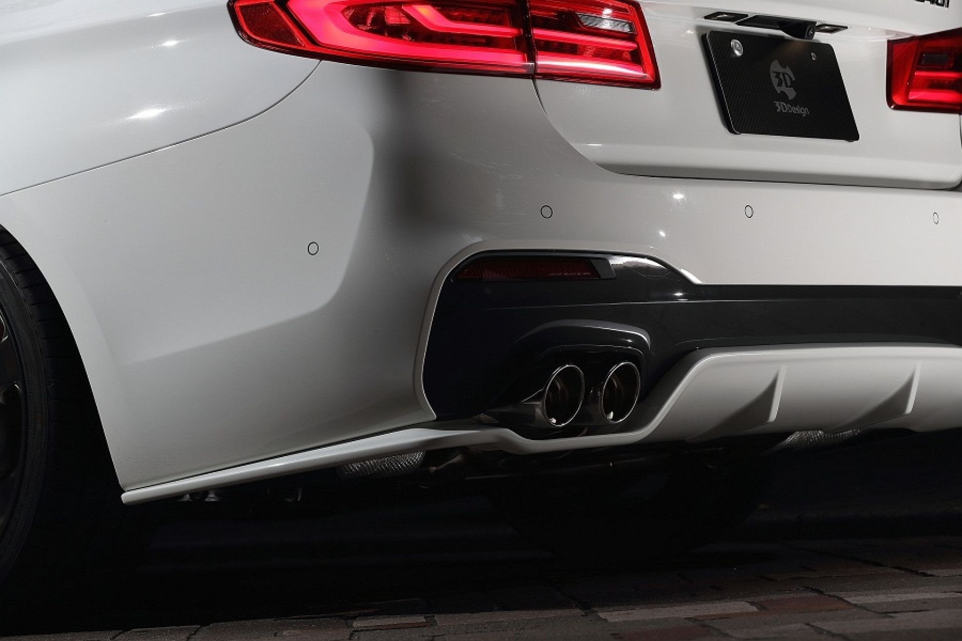 3DDesign diffuser fitting for BMW 5er G31 GFK M-Sport only Pre-LCI