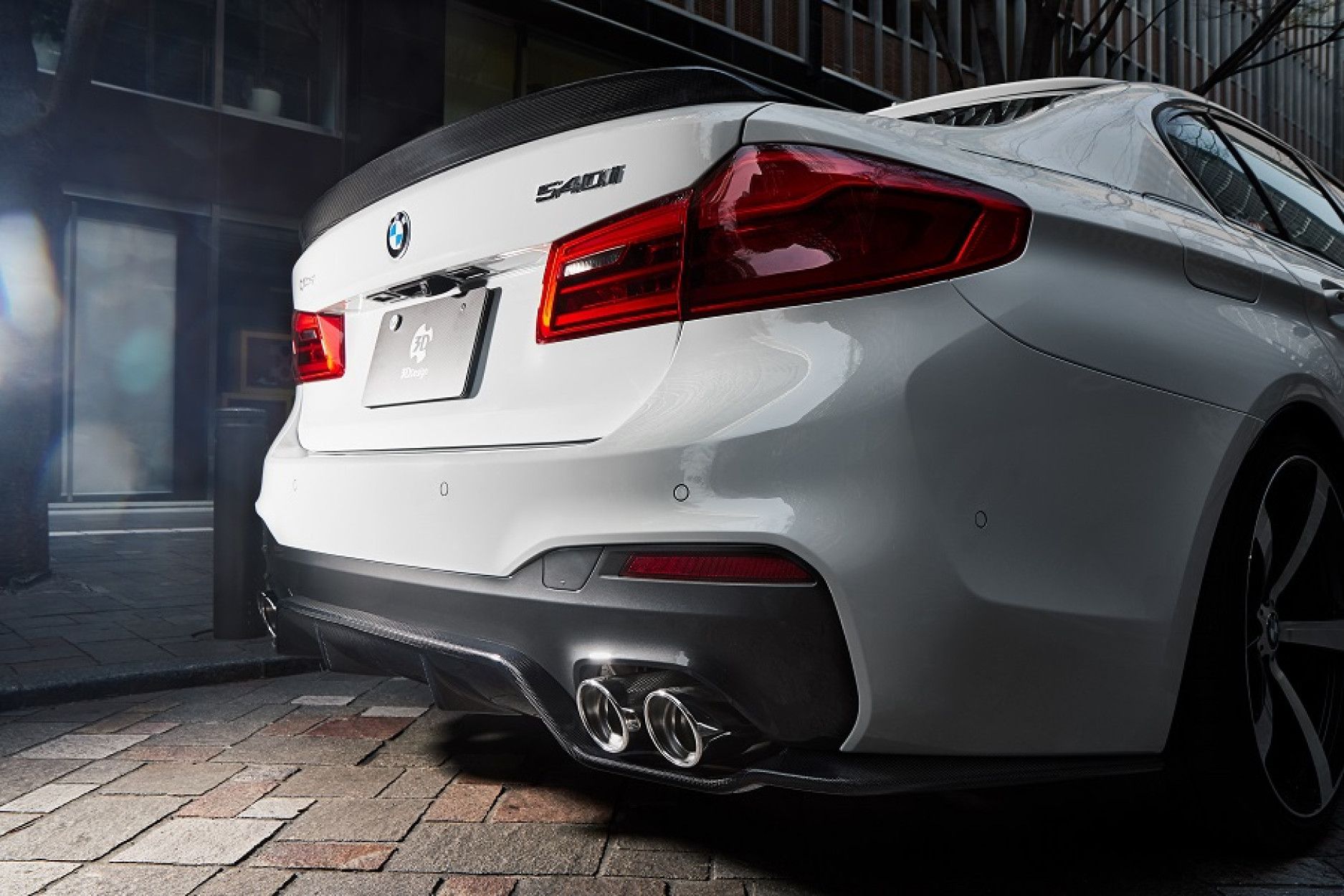 3DDesign diffuser fitting for BMW 5er G31 Carbon M-Sport only Pre-LCI (2) 