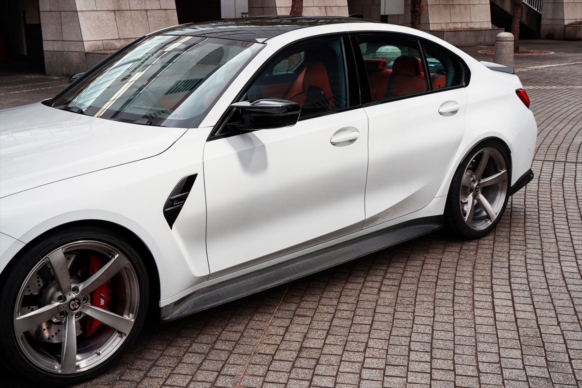 3DDesign carbon sideskirt fitting for BMW 3 series G80 M3 (3) 