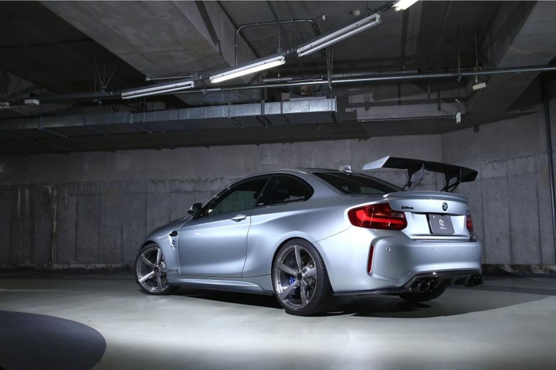 3DDesign carbon diffuser fitting for BMW F87 M2 - Type 2 (2) 