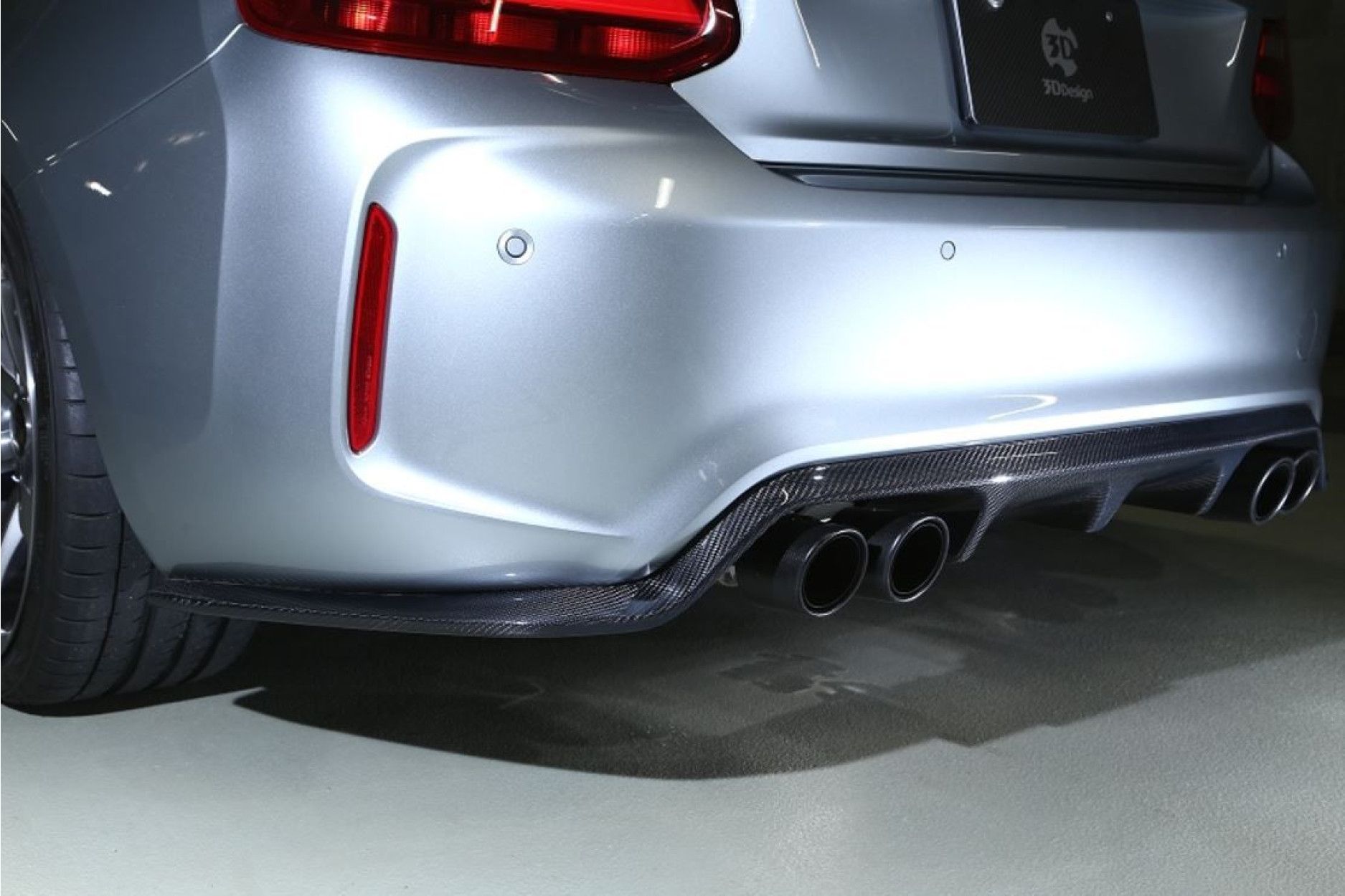 3DDesign carbon diffuser fitting for BMW F87 M2 - Type 2 (4) 
