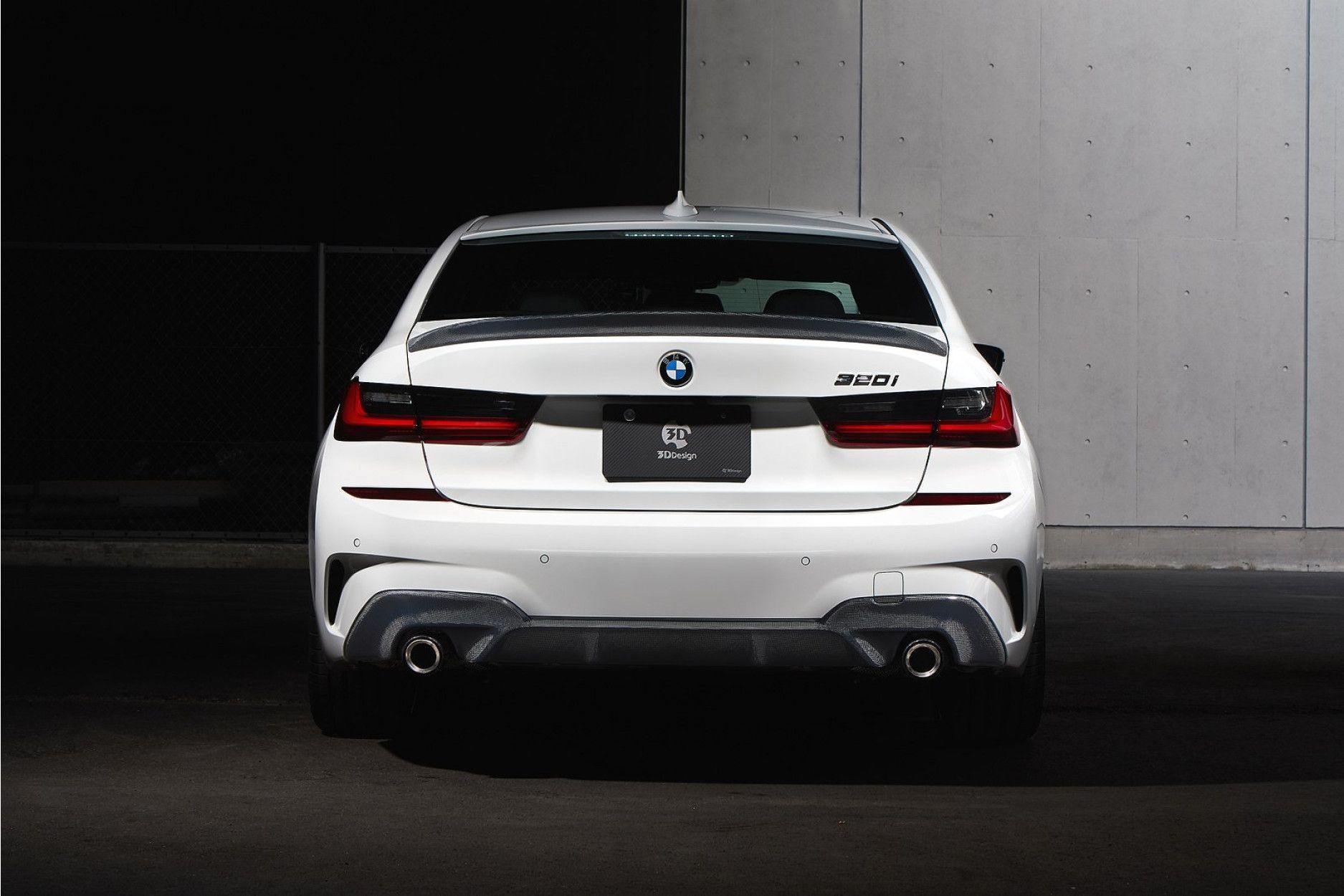 3DDesign Carbon diffuser fitting for BMW G20 M-Sport (2) 