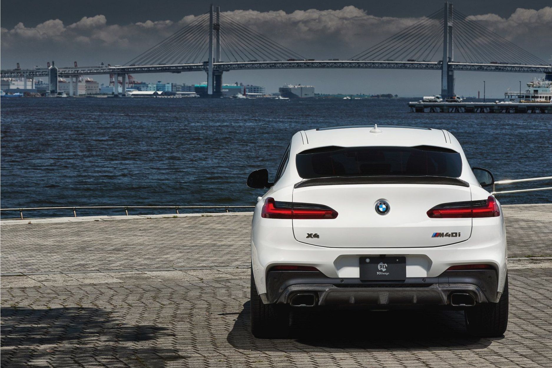 3DDesign Carbon Diffusor für BMW G02 X4 M-Paket (3) 