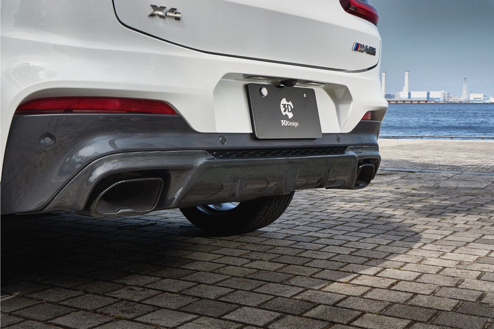 3DDesign Carbon Diffusor für BMW G02 X4 M-Paket
