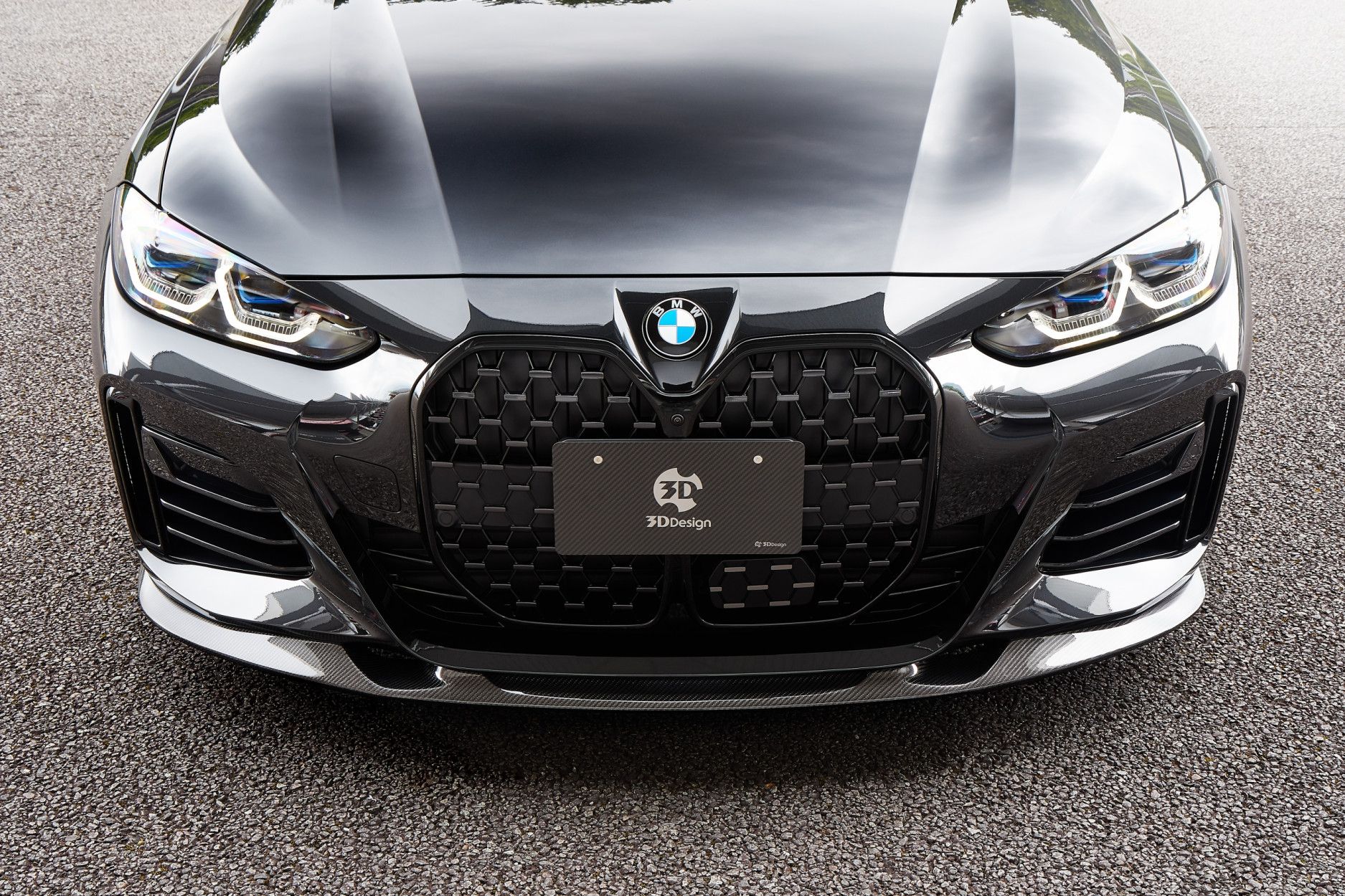 3DDesign Carbon Front Lip Spoiler fitting for BMW 4-Series G26 M-Sport