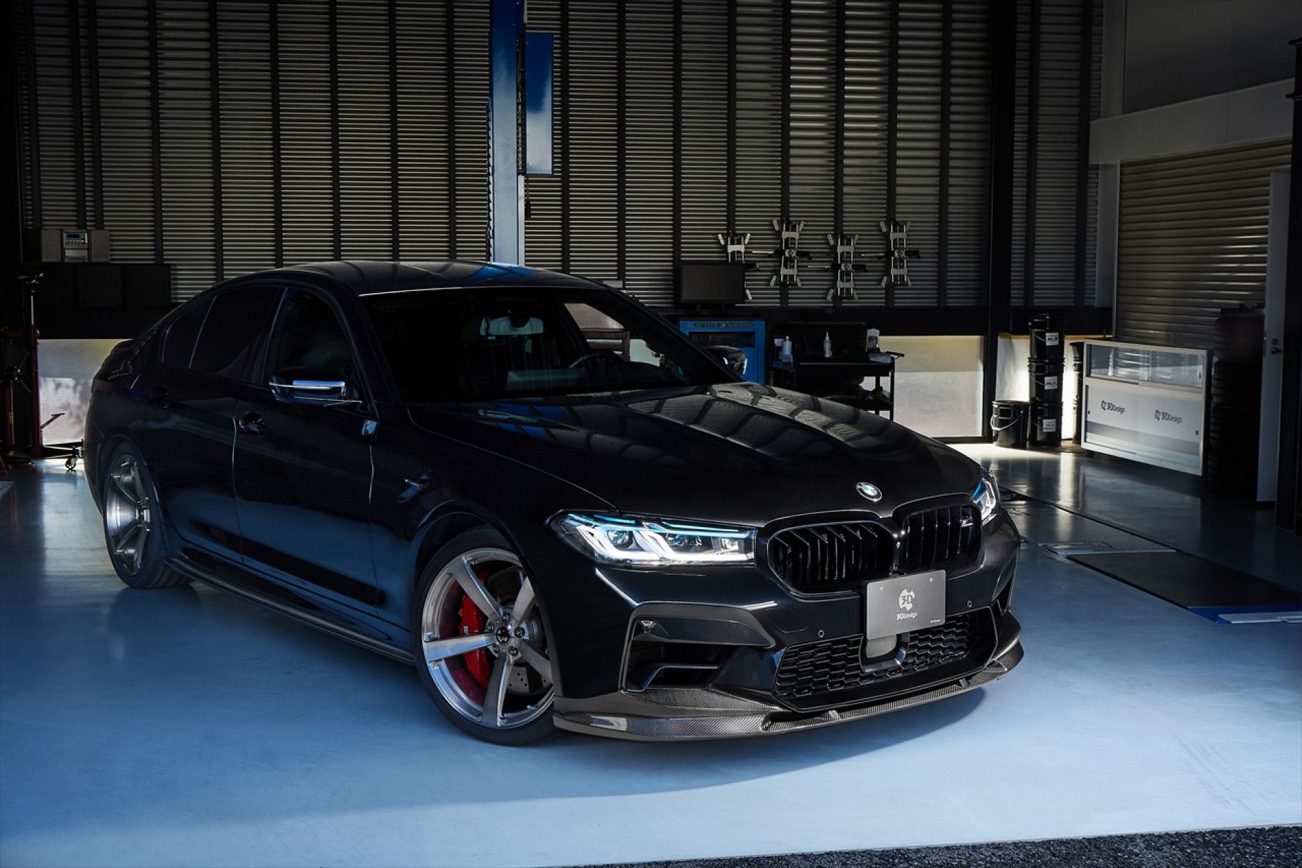 3DDesign Carbon Frontlip fitting for BMW F90 M5 LCI Facelift