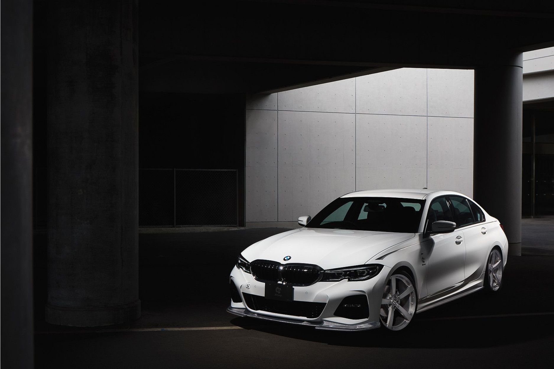 3DDesign Carbon frontlip fitting for BMW G20 M340i and M-Sport (2) 