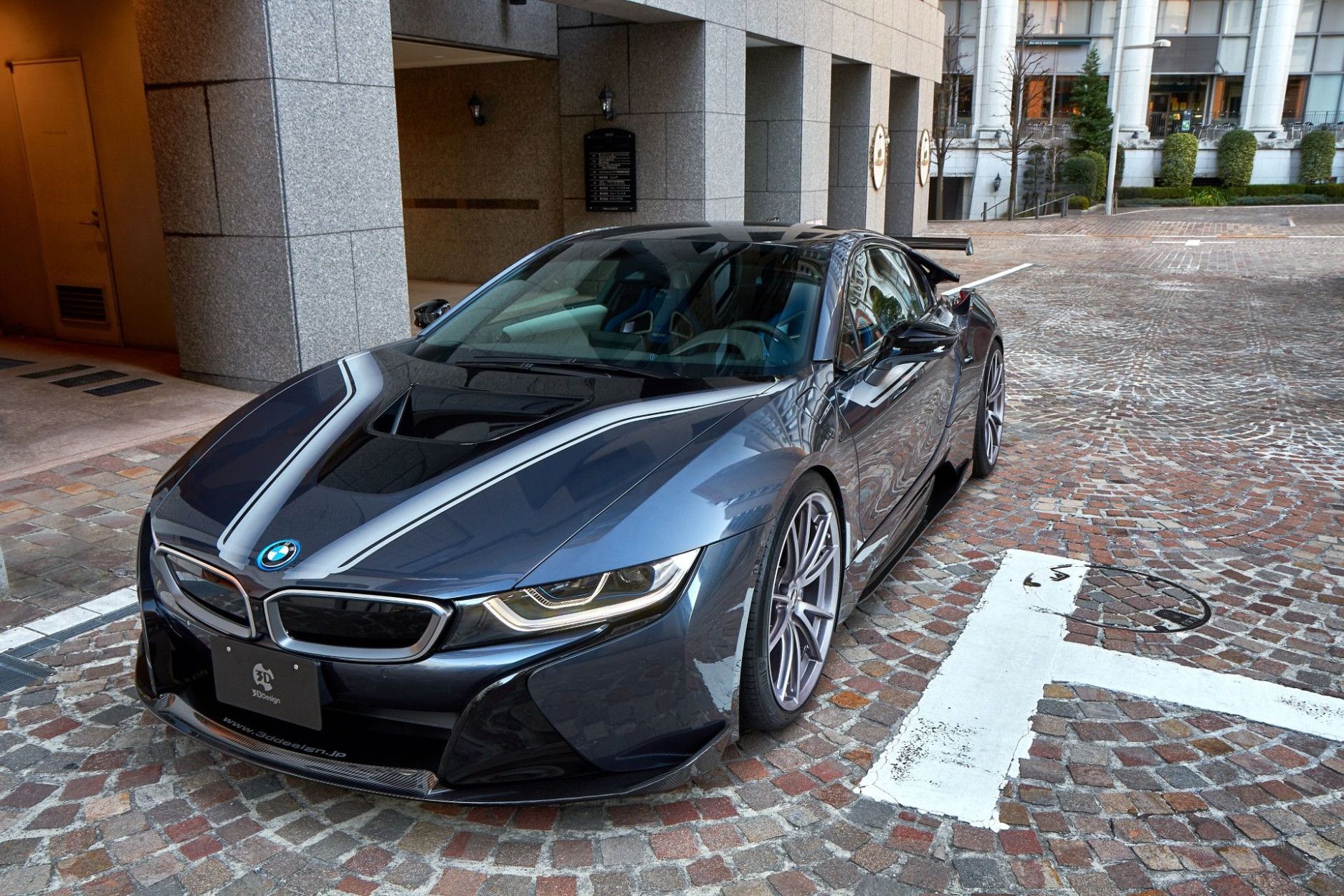 3DDesign carbon frontlip fitting for BMW i8 (3) 