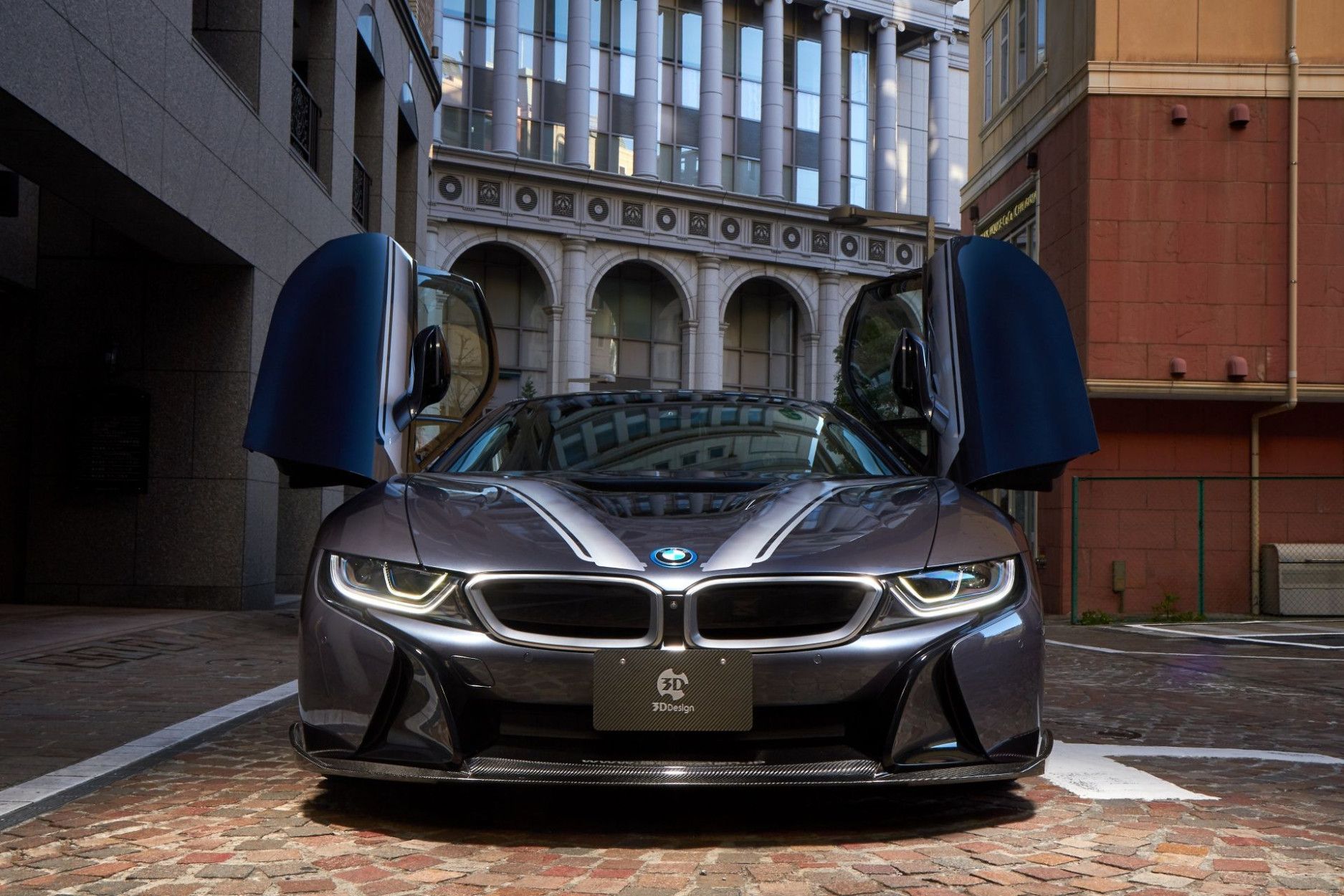 3DDesign carbon frontlip fitting for BMW i8 (4) 