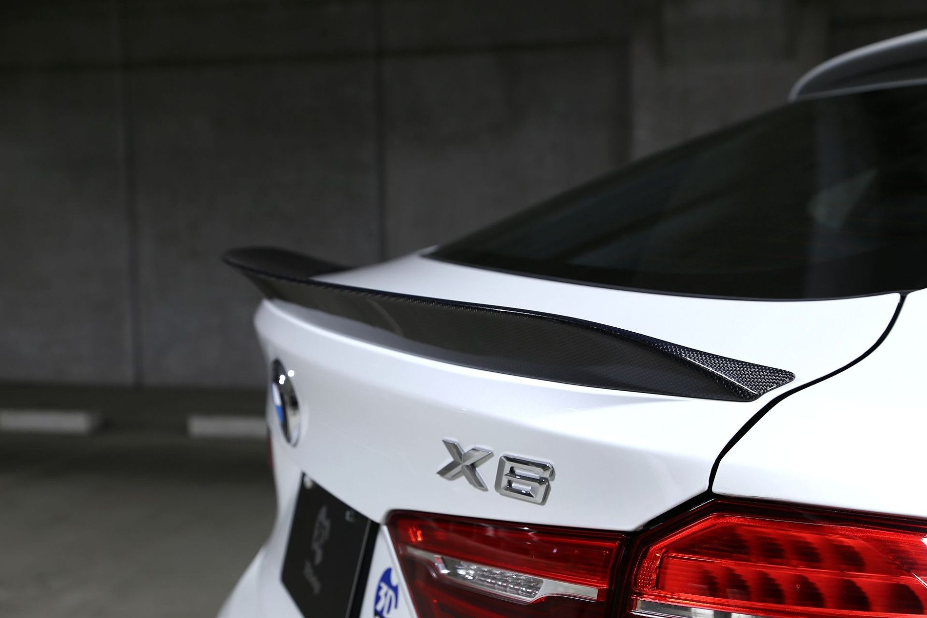 3DDesign carbon spoiler fitting for BMW F86 X6M und F16 X6 with M-Tech (6) 
