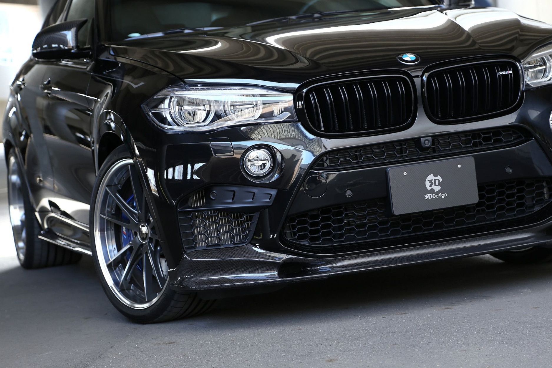 3DDesign carbon front lip fitting for BMW F86 X6M