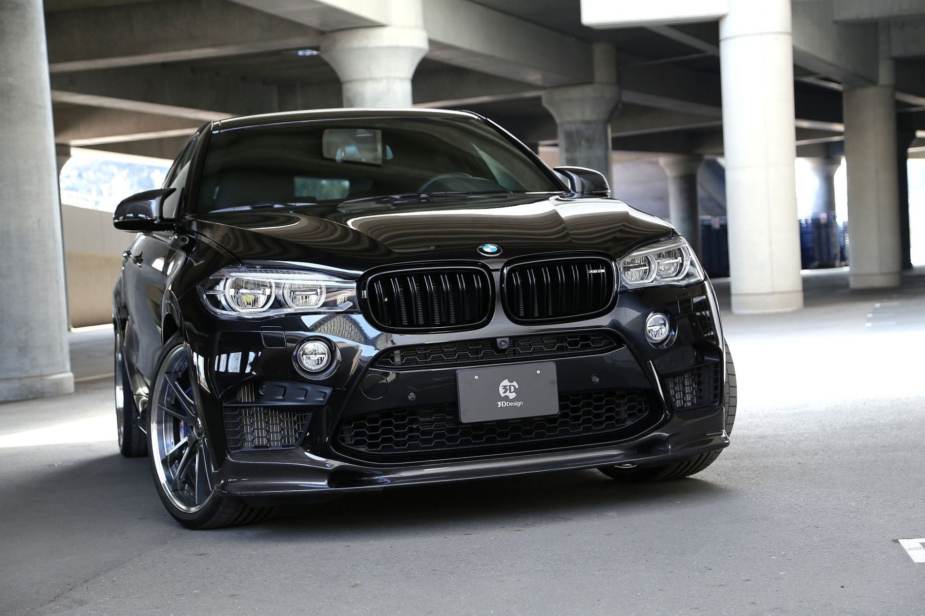 3DDesign carbon front lip fitting for BMW F86 X6M (2) 