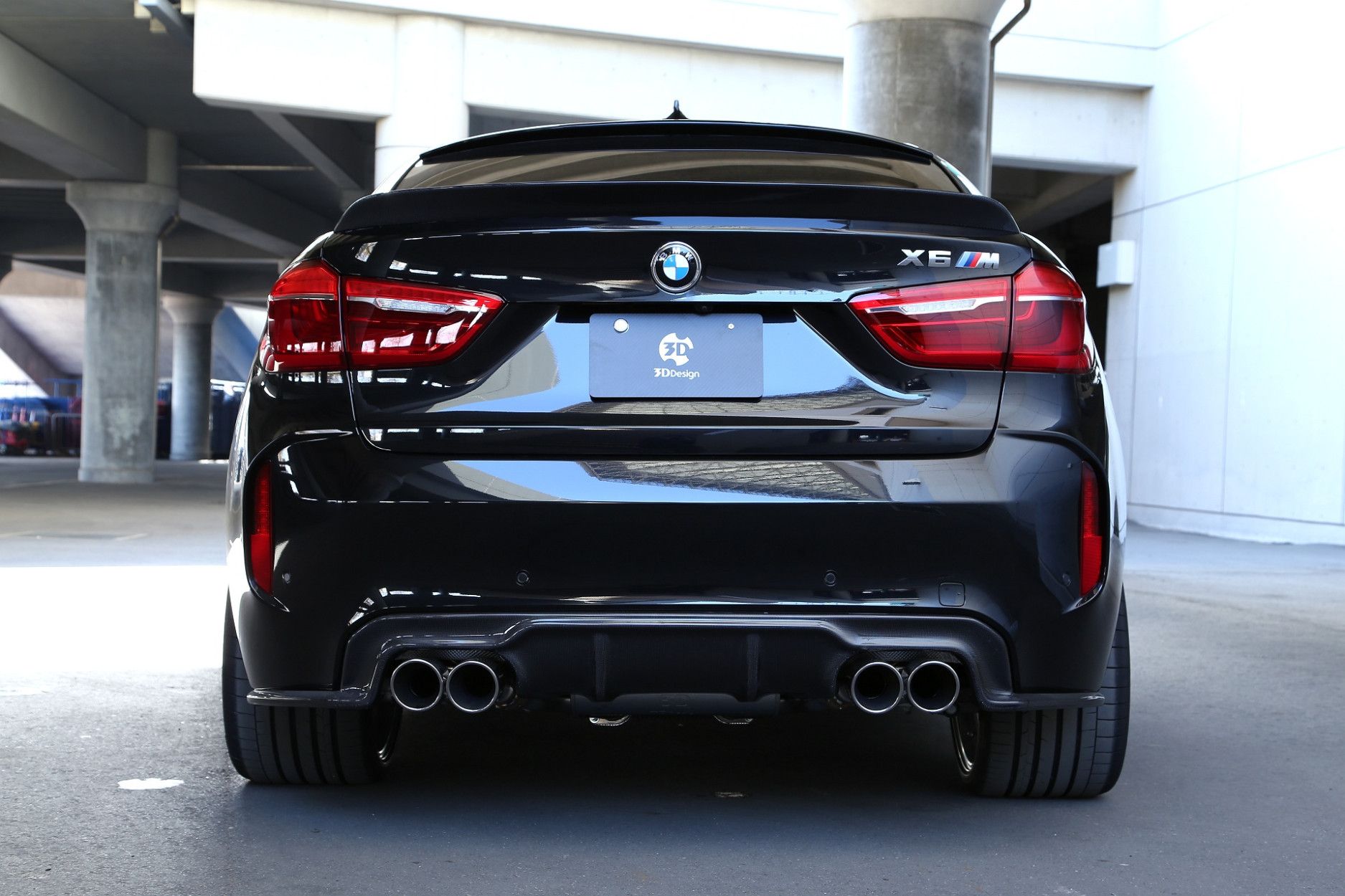 3DDesign carbon spoiler fitting for BMW F86 X6M und F16 X6 with M-Tech (7) 