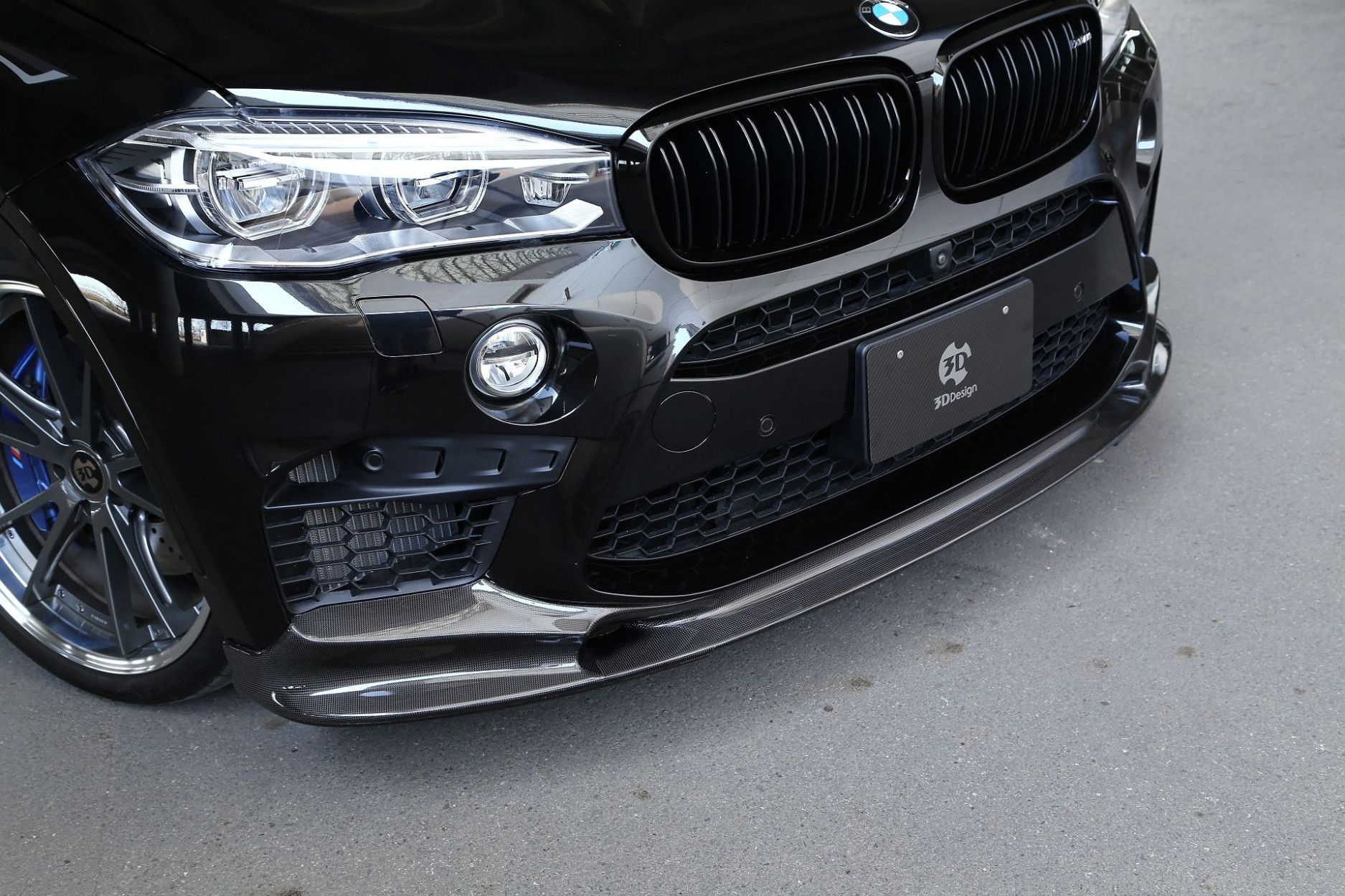 3DDesign carbon front lip fitting for BMW F86 X6M (6) 