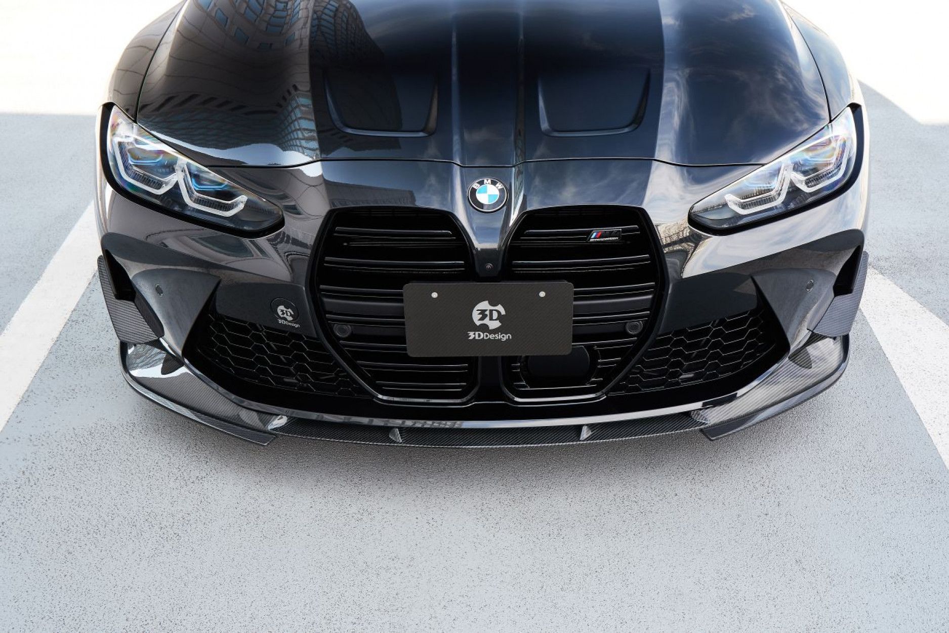 3DDesign Under Splitter fitting for BMW G80|G81|G82|G83 M3|M4 (4) 