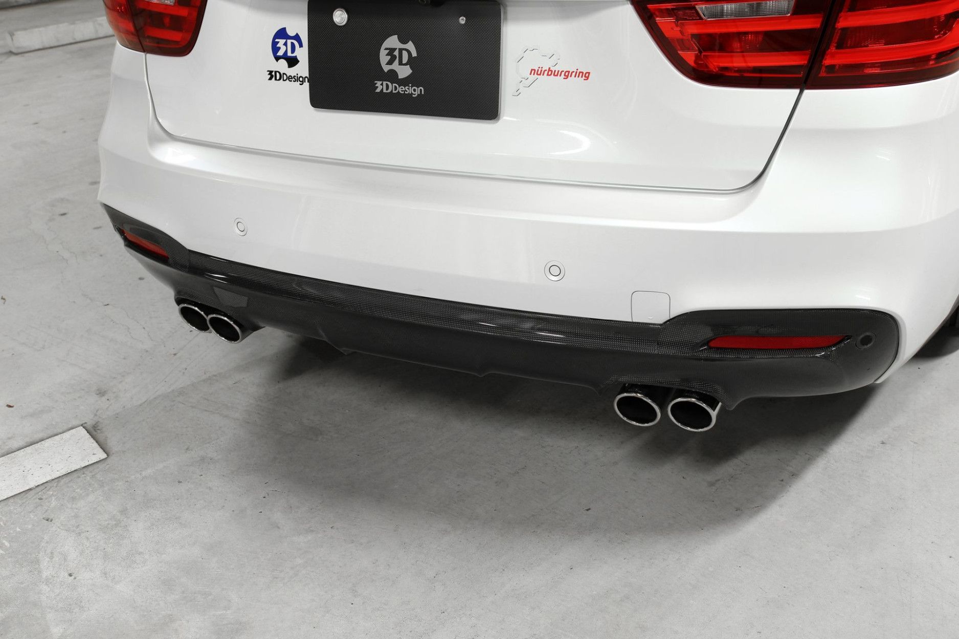 3DDesign Carbon Diffusor passend für BMW 3er F30 F31 mit M-Paket