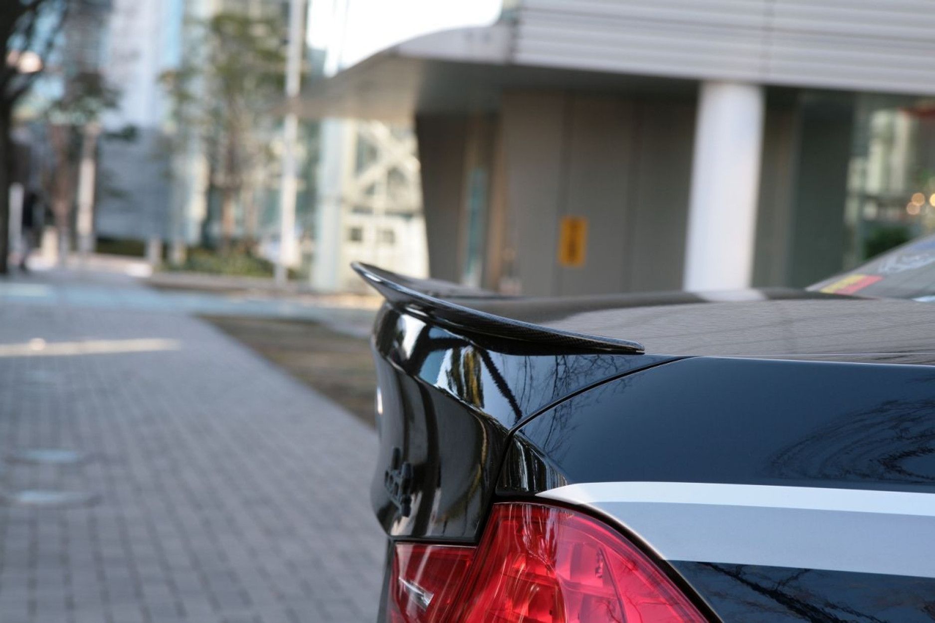 3Ddesign carbon rear spoiler fitting for BMW 3 Series E90 M3