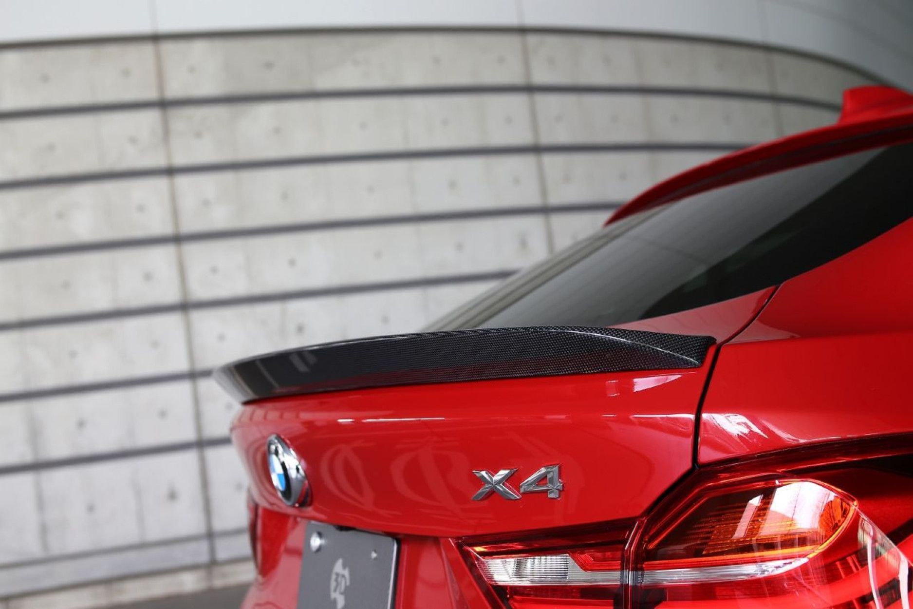 3Ddesign carbon rear spoiler fitting for BMW X4 F26