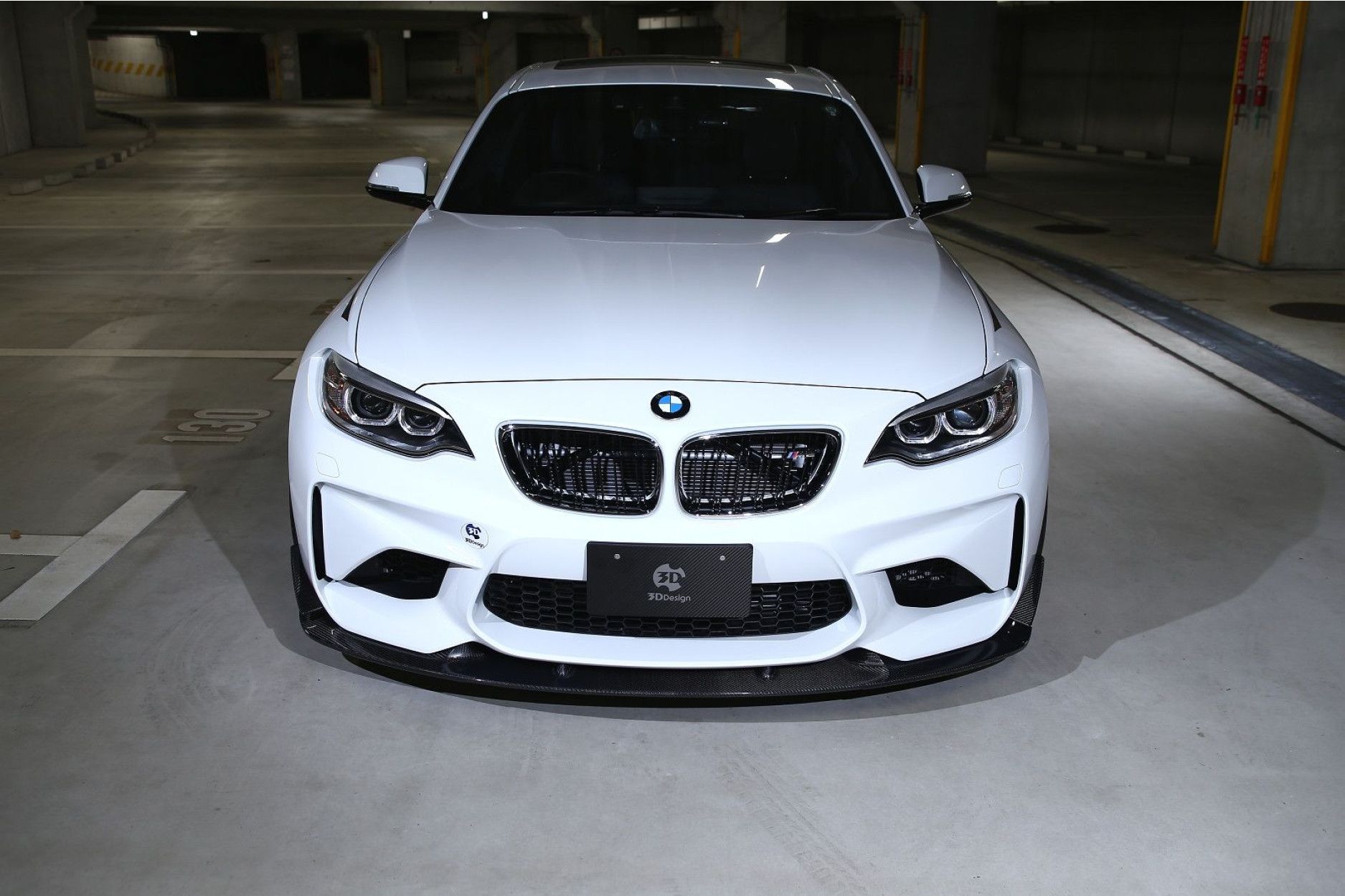3DDesign carbon front lip fitting for BMW F87 M2 (2) 
