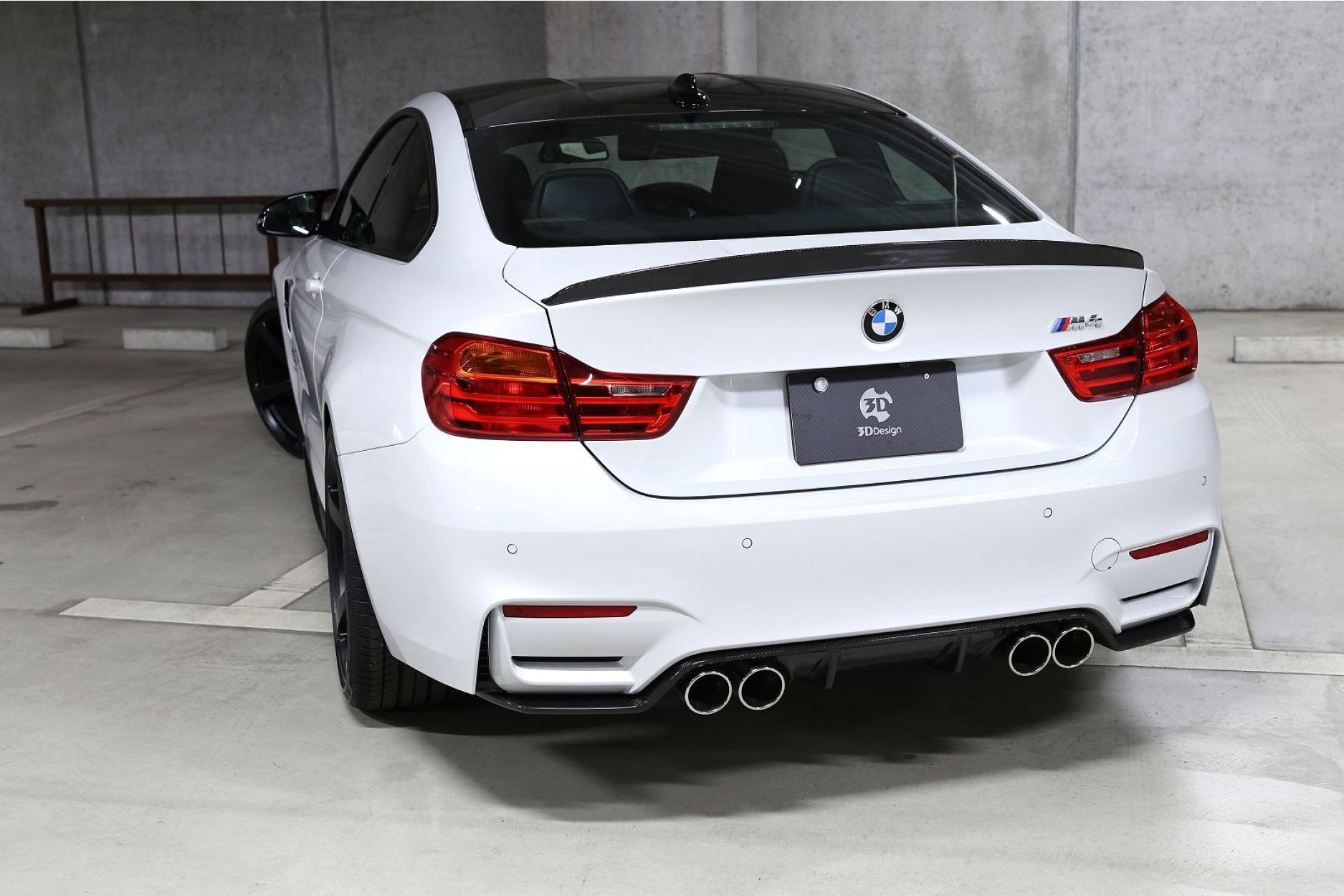3Ddesign carbon diffuser for BMW F80 M3 F82 M4 - Type 2