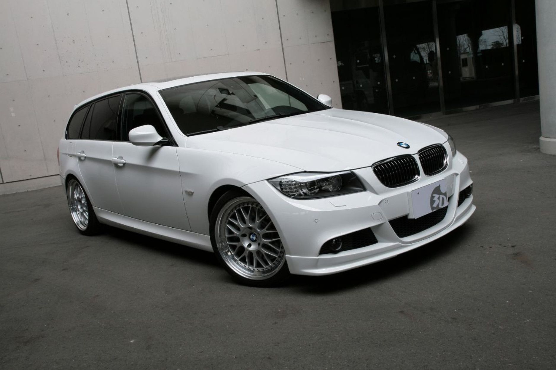 3Ddesign front lip fitting for BMW 3 Series E90 E91 with M-Tech