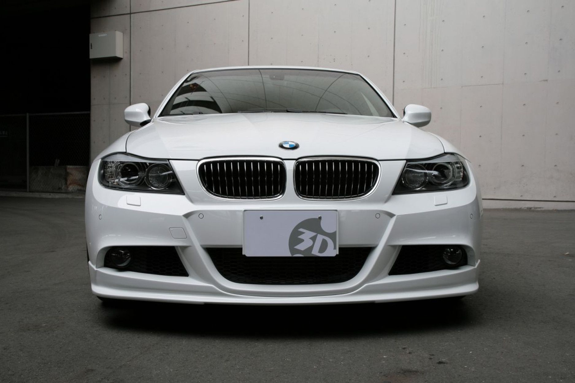 3Ddesign front lip fitting for BMW 3 Series E90 E91 with M-Tech (3) 