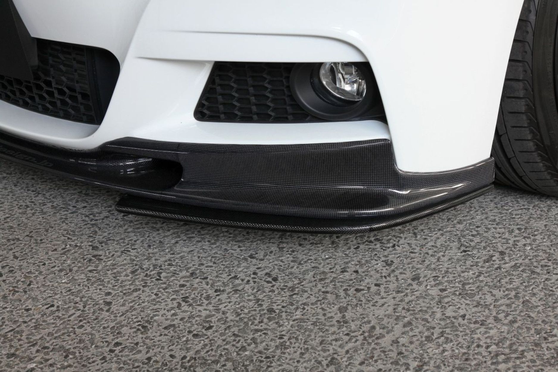 3Ddesign carbon front splitter for the for BMW 3 Series F30 F31 with M-Tech (3) 
