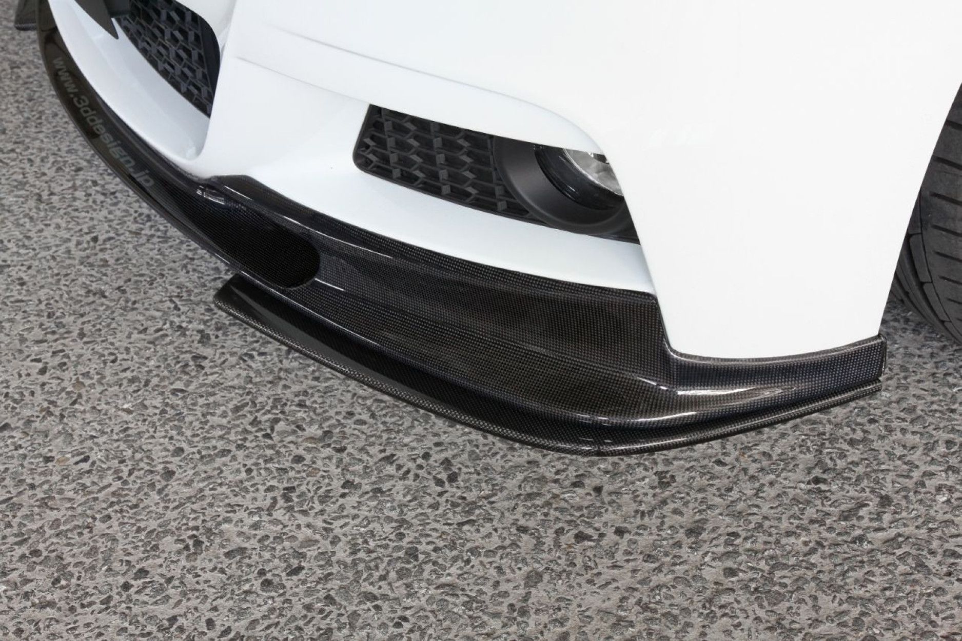 3Ddesign carbon front splitter for the for BMW 3 Series F30 F31 with M-Tech (4) 