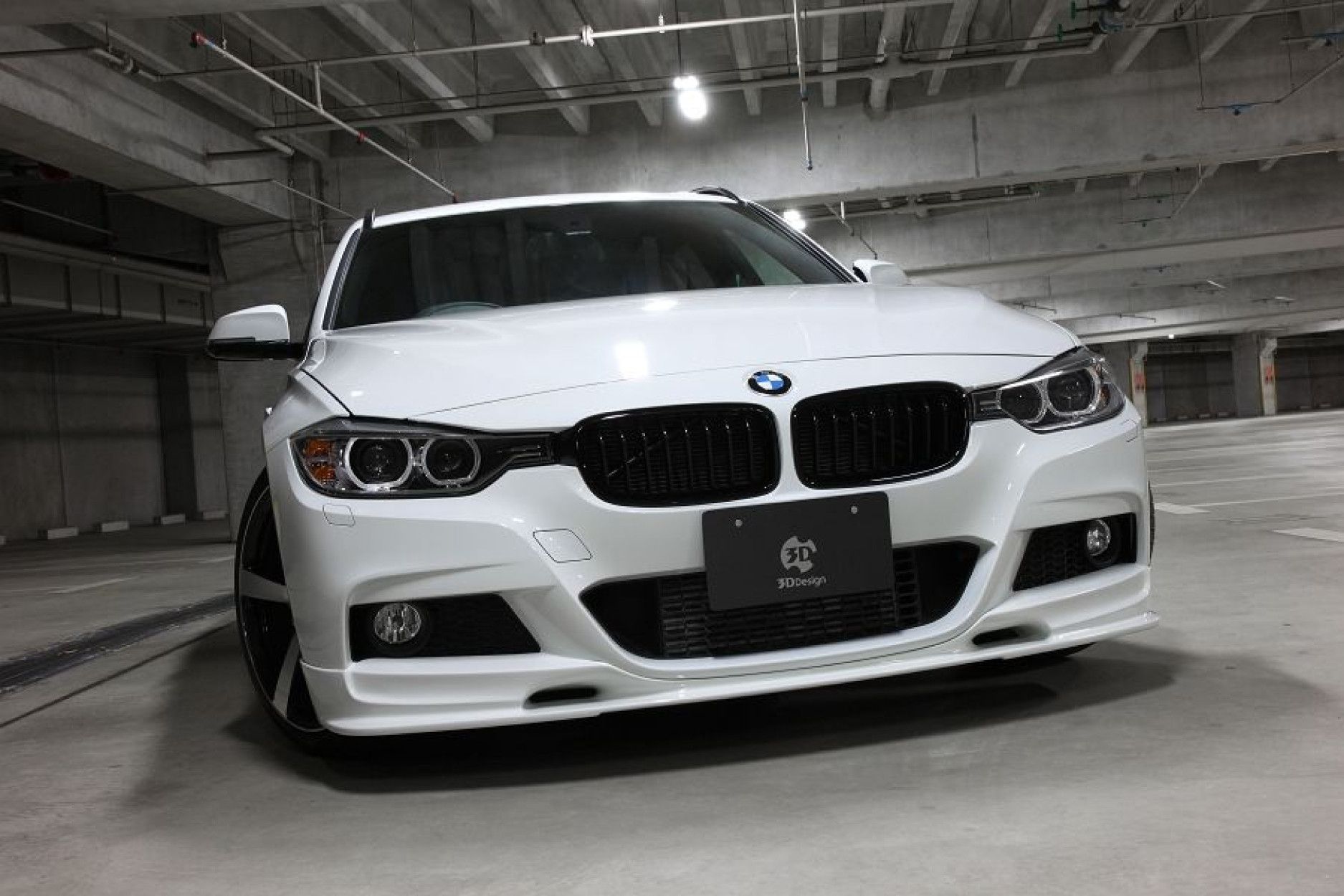 3Ddesign front lip fitting for BMW 3 Series F30 F31 with M-Tech