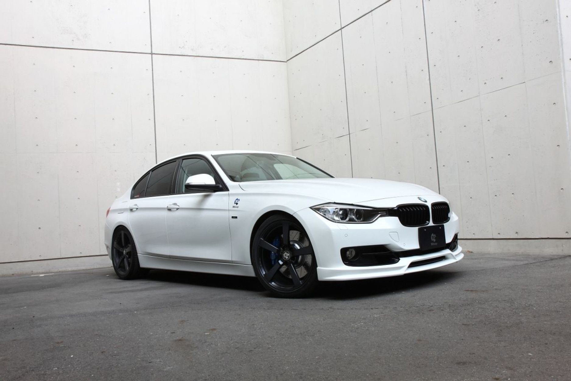 3Ddesign front lip fitting for BMW 3 Series F30 F31 Sports Line (2) 