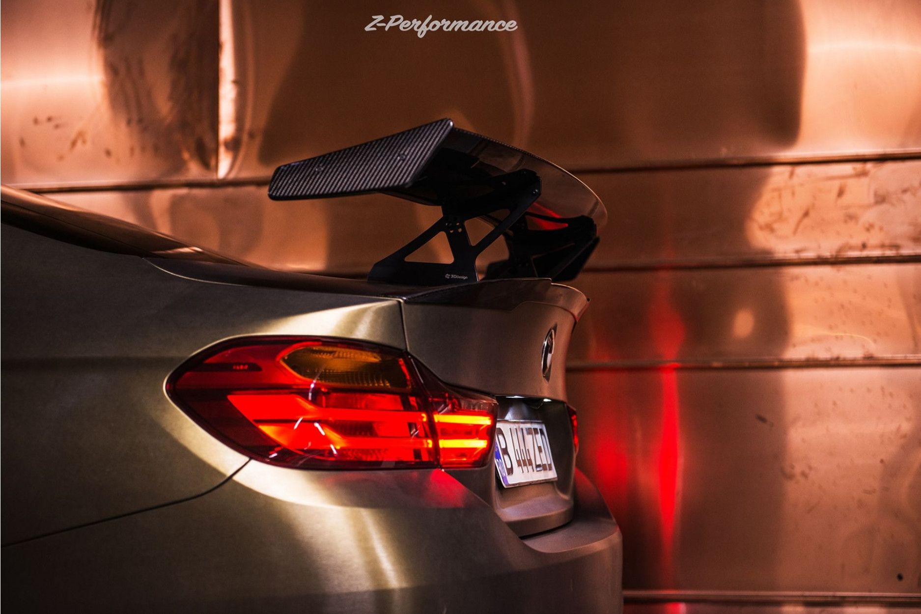 3DDesign carbon rear wing fitting for BMW F82 M4 (2) 