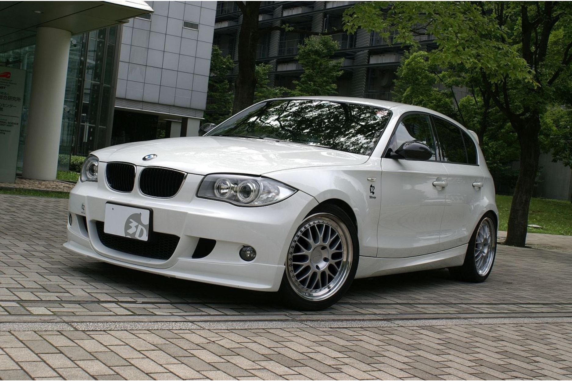 3Ddesign front lip for BMW 1 Series E87 with M-Tech - buy online