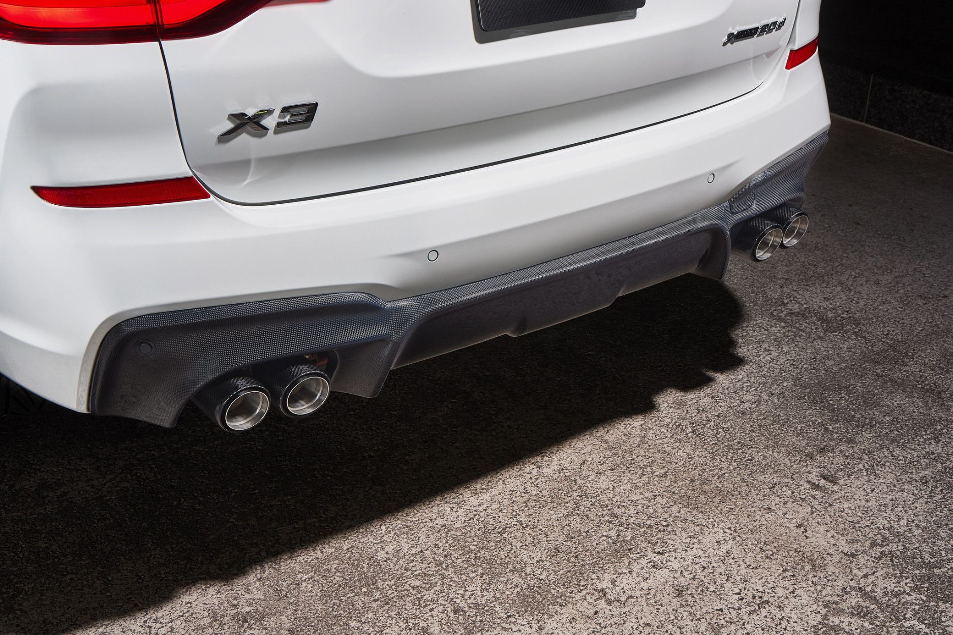3DDesign Carbon diffuser fitting for BMW G01 X3 M40d (2) 