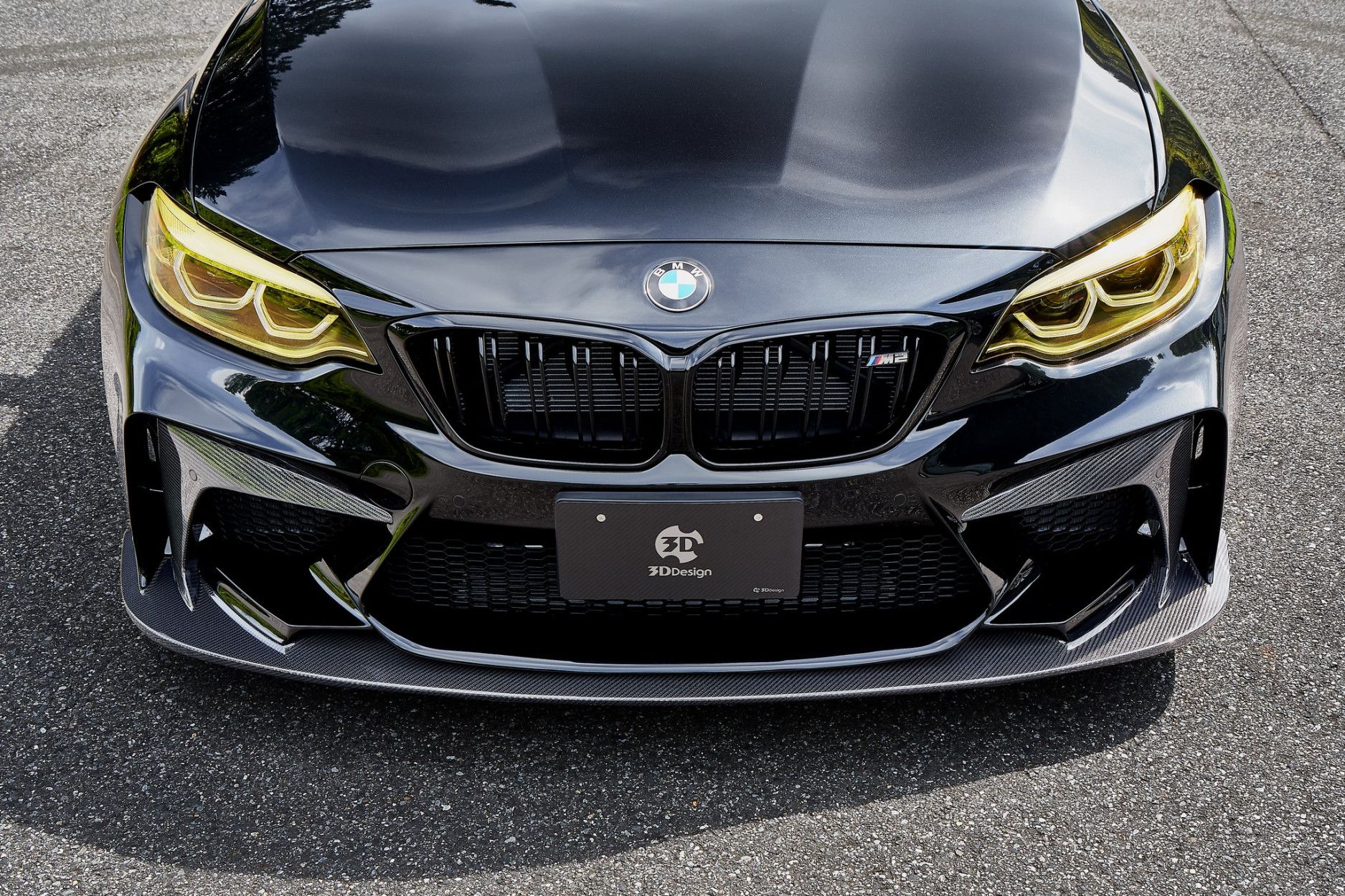 3DDesign front bumper incl. frontlip fitting for BMW F87 M2 Competition