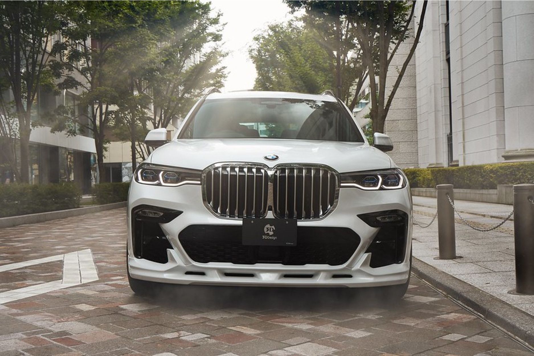 3DDesign PUR Frontlip fitting for BMW G07 X7 M-Sport and M50i (3) 