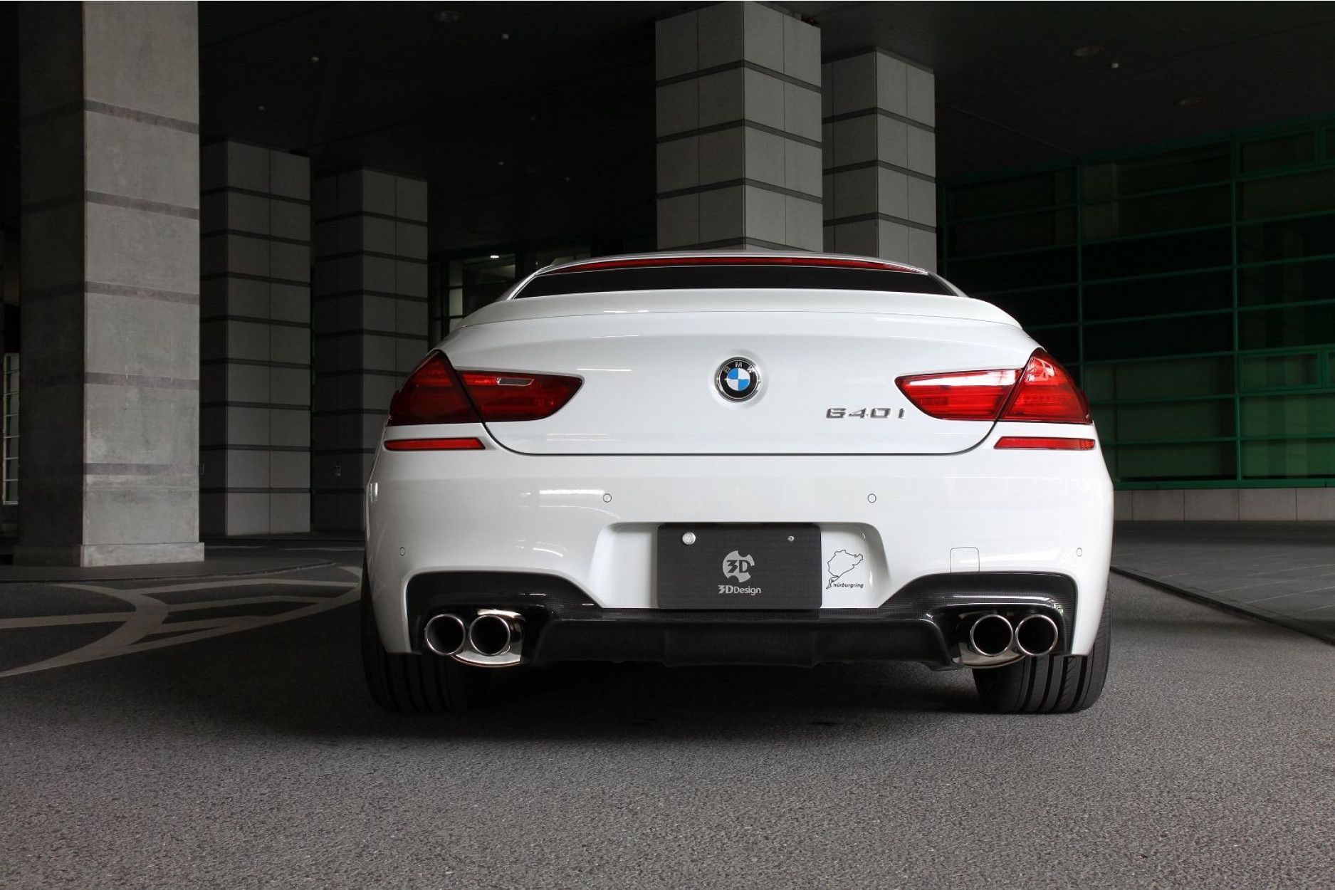 3Ddesign spoiler fitting for BMW 6 Series F06 F13