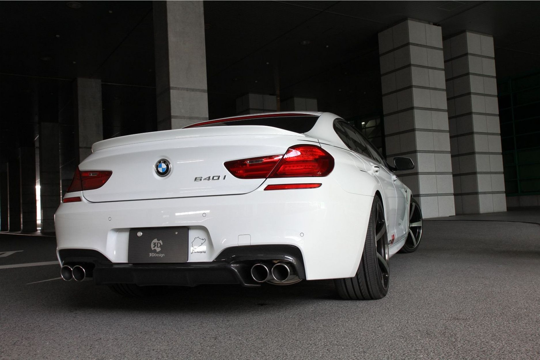 3Ddesign spoiler fitting for BMW 6 Series F06 F13 (4) 