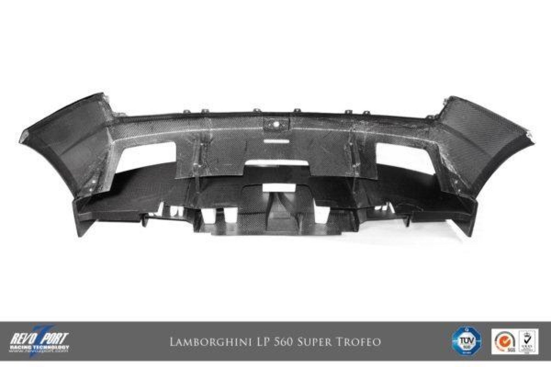 RevoZport Carbon rear bumper for Lamborghini Huracan LP560-"RST" Super-Trofeo-Style (11) 